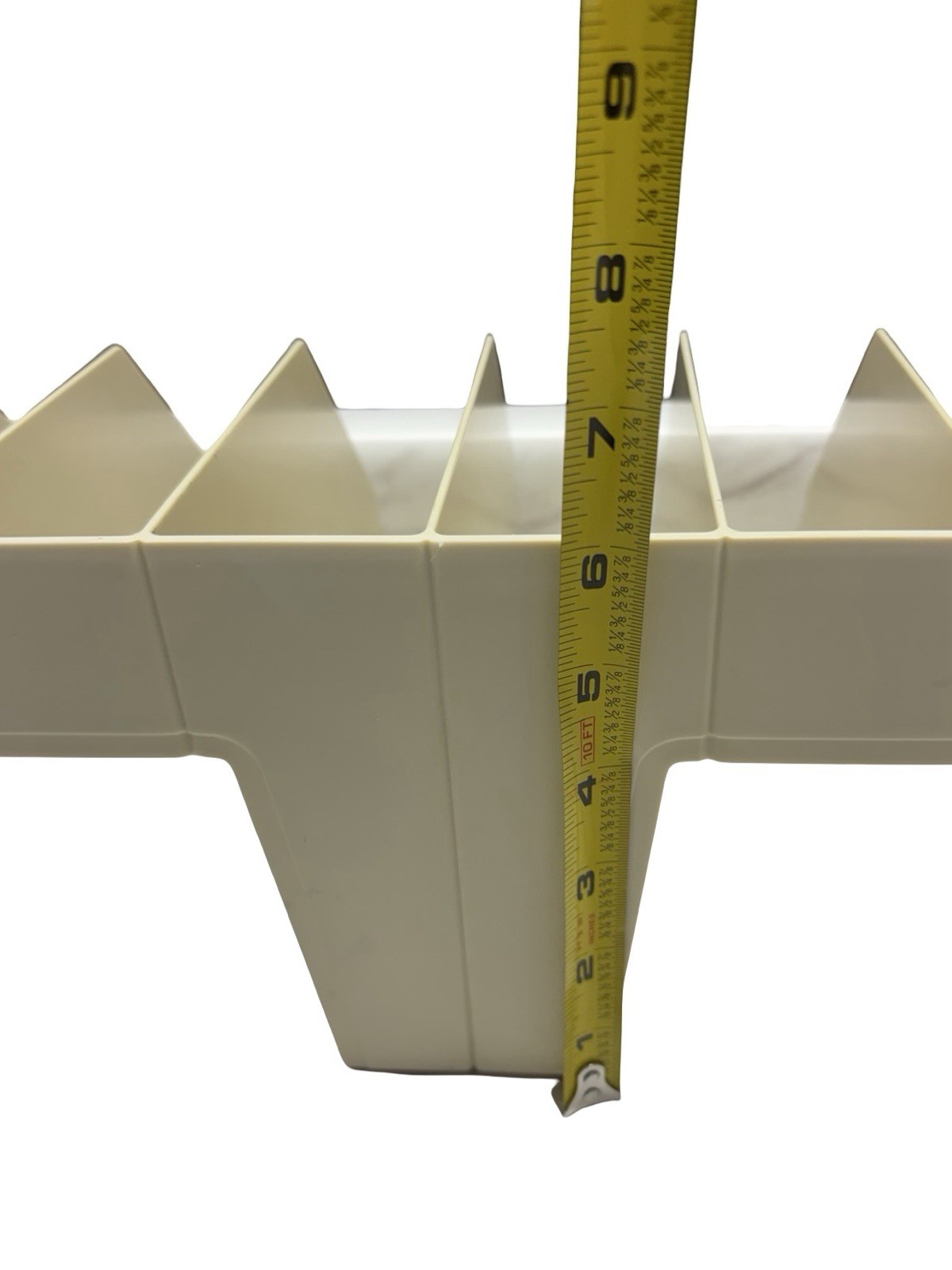 Newell Rubbermaid SUPER SORTER Desk Top Organizer Rack Almond Ivory Vtg