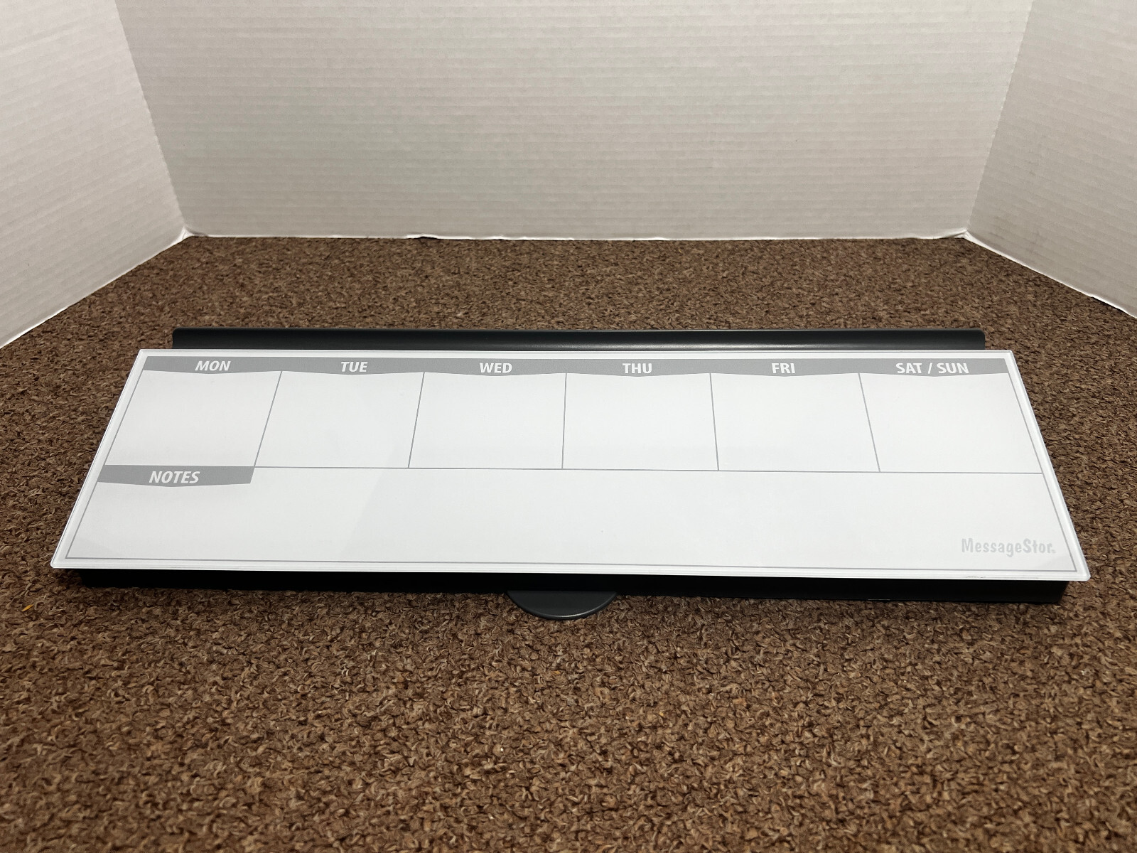 ECR4Kids MessageStor Keyboard Write and Store, Desk Organizer, Grey