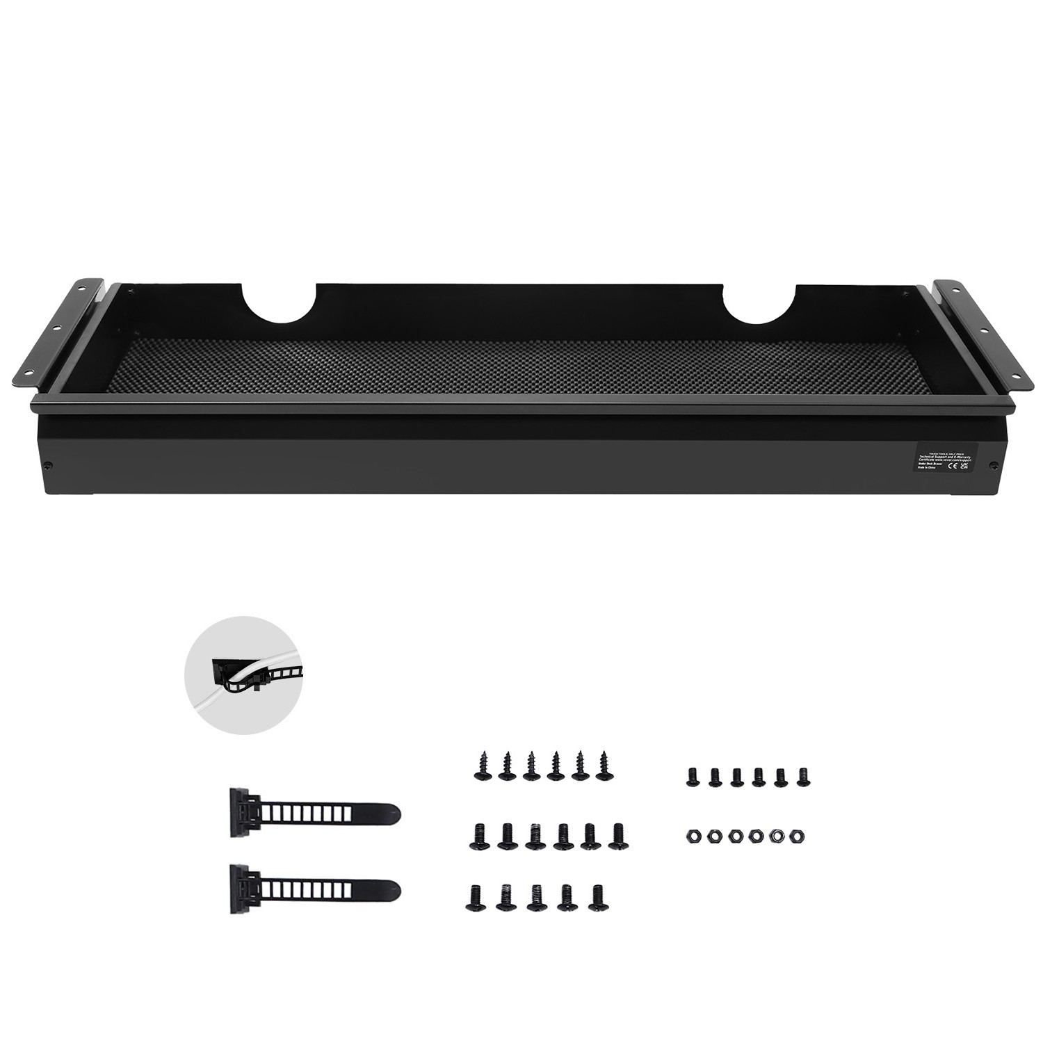 Uimoso 33-inch Slide-Out Under Desk Drawer Organizer for Home or Office Use