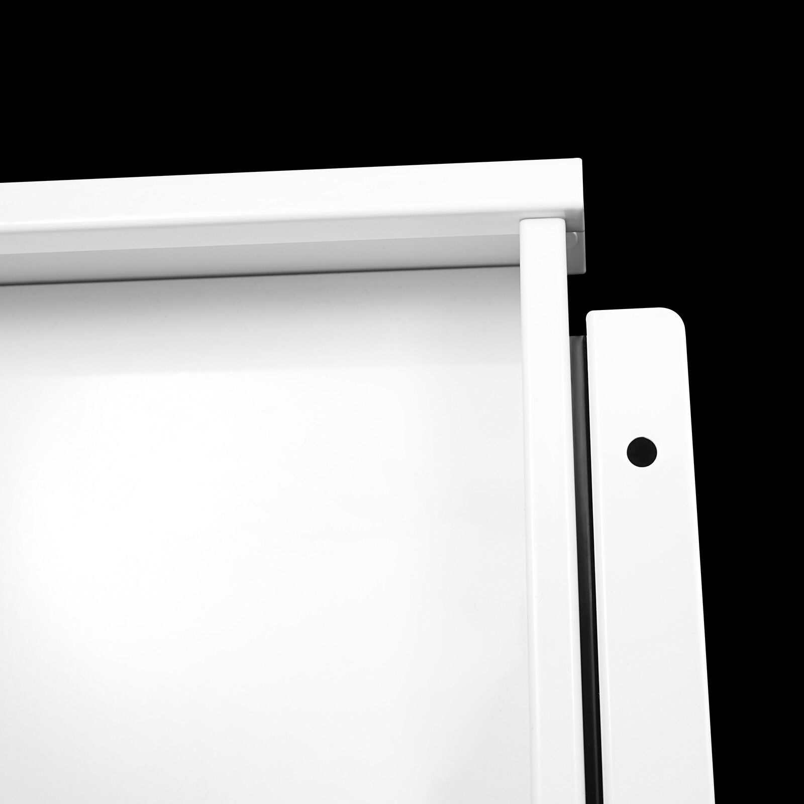 Under Desk Sliding Pull-Out Drawer White 33.3 × 9.2 In Mount For Sit-Stand Desk