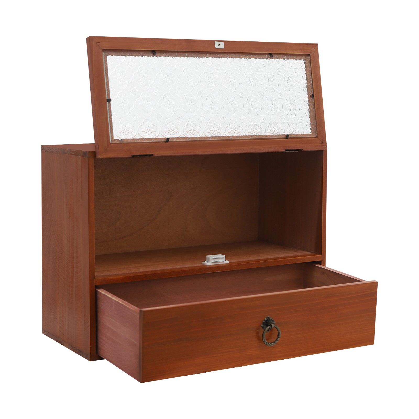 2-Tier Storage Drawer Box Cabinet for Desk – Organizing Unit for Kitchen Counter