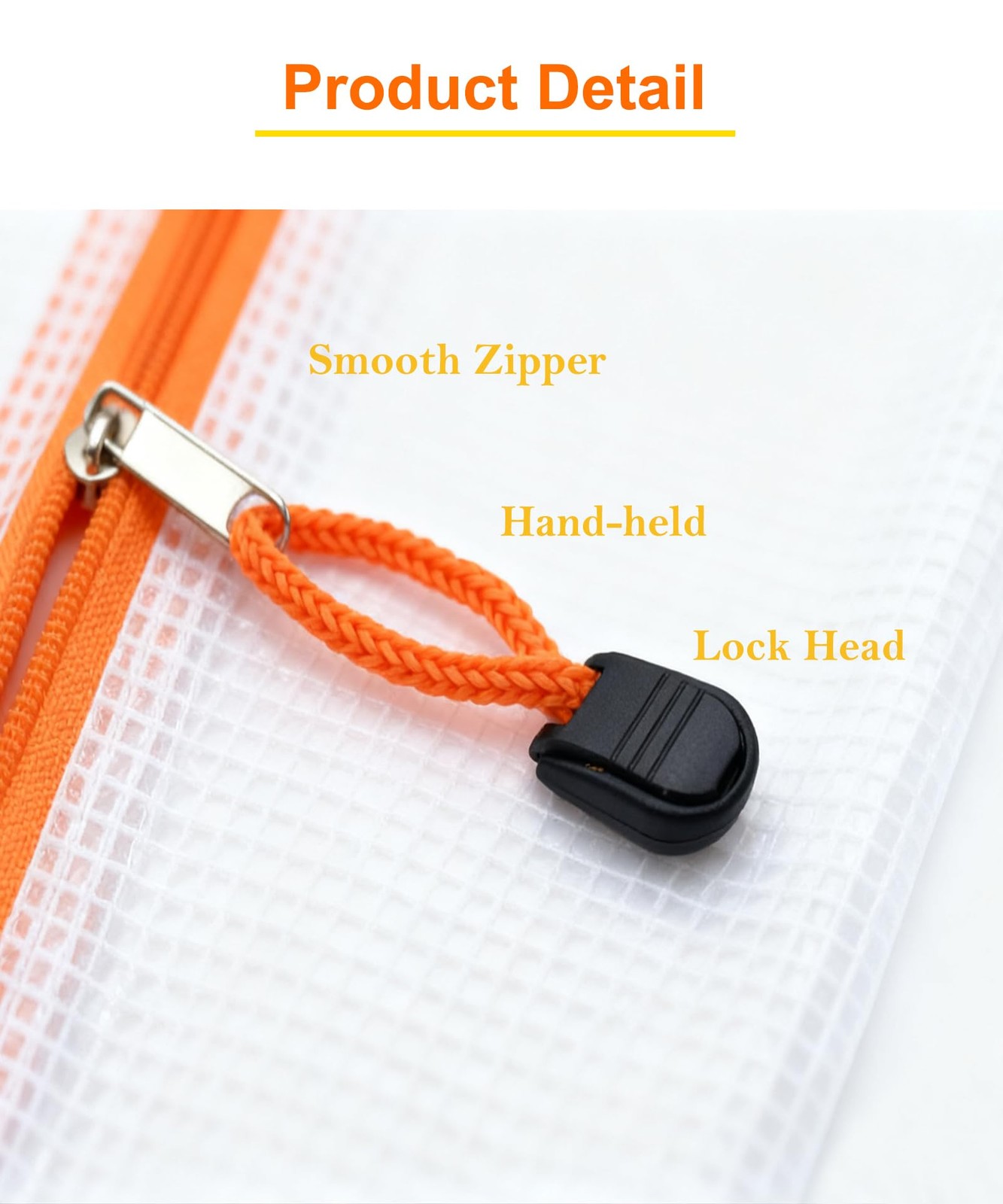 24 Pcs Lightweight Zipper Mesh Pouch Bags, Portable Clear Plastic A6 Storage …