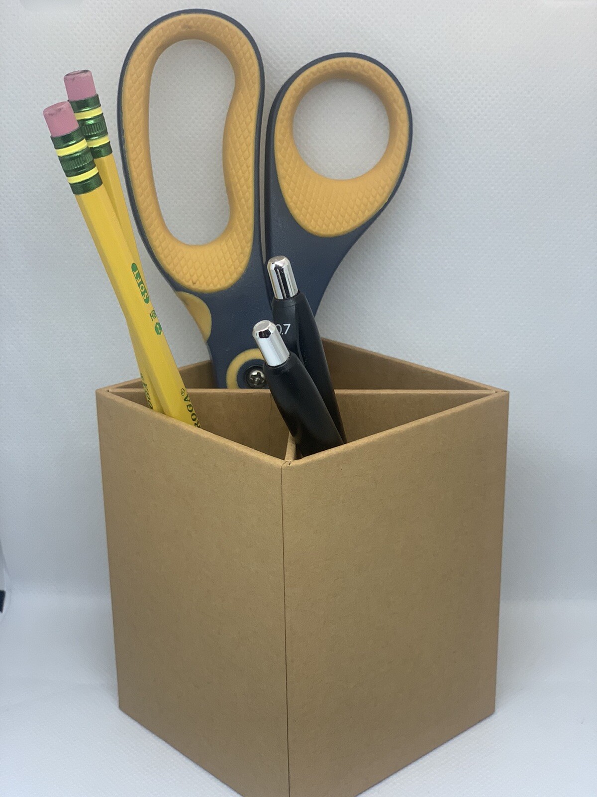 Eco-Friendly Paper Desk Organizer with Multi Compartments for Office/Home