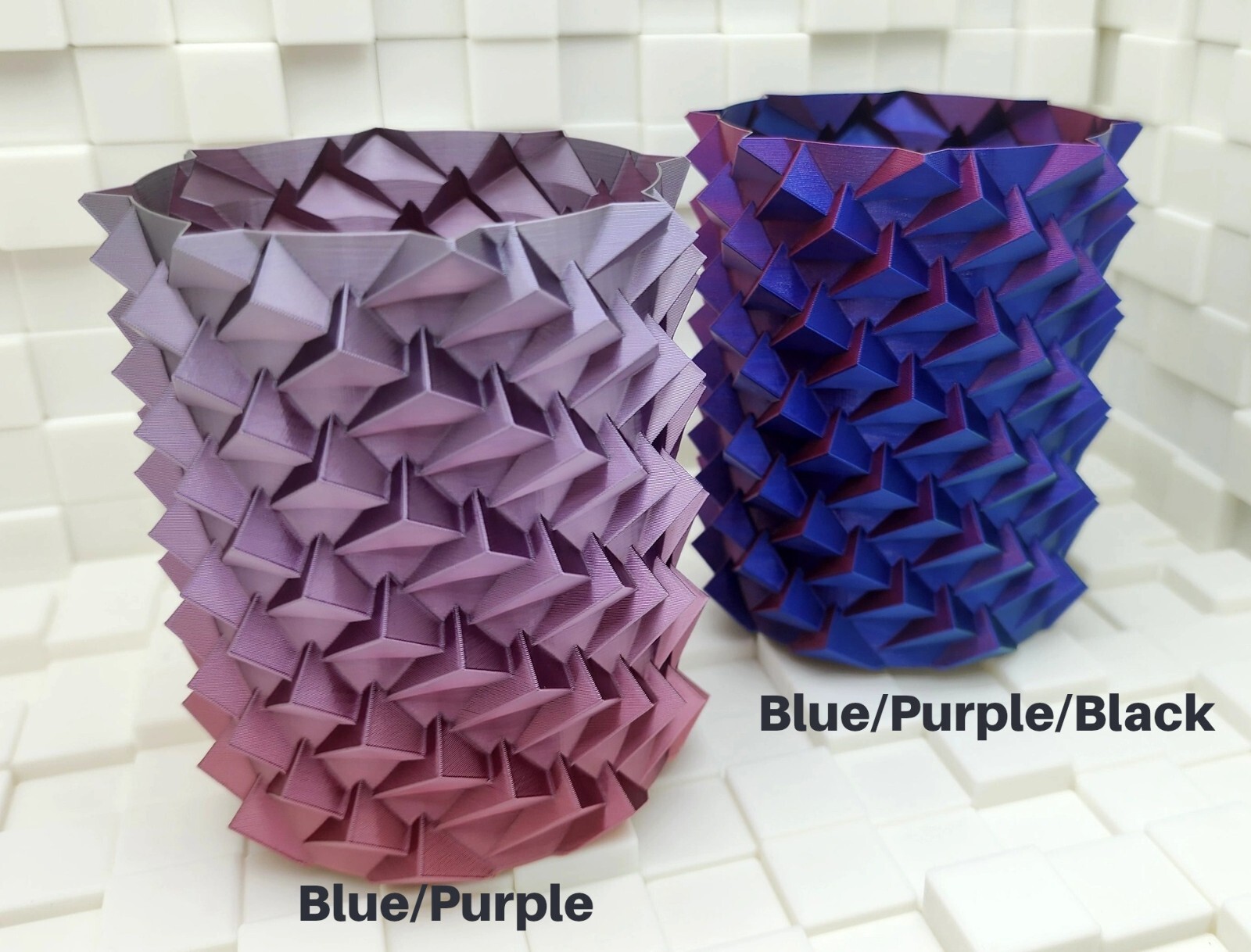 Dragon Tail Spiral Desk Organizer 2-Pack Bundle Color Changing Pen Holder