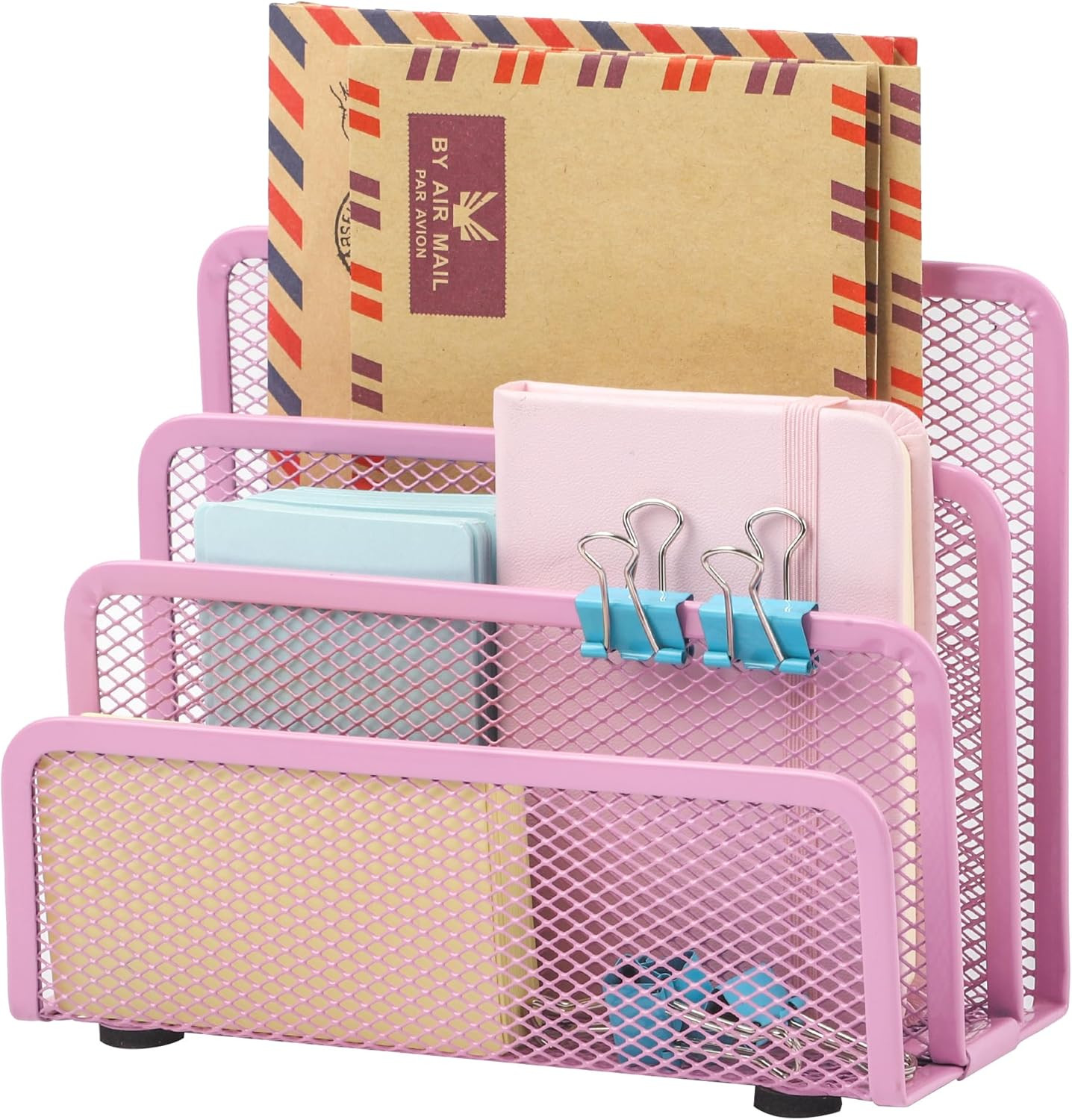 EASEPRES Desk Mail Organizer, Office Small Letter Sorter Desktop File Organizer