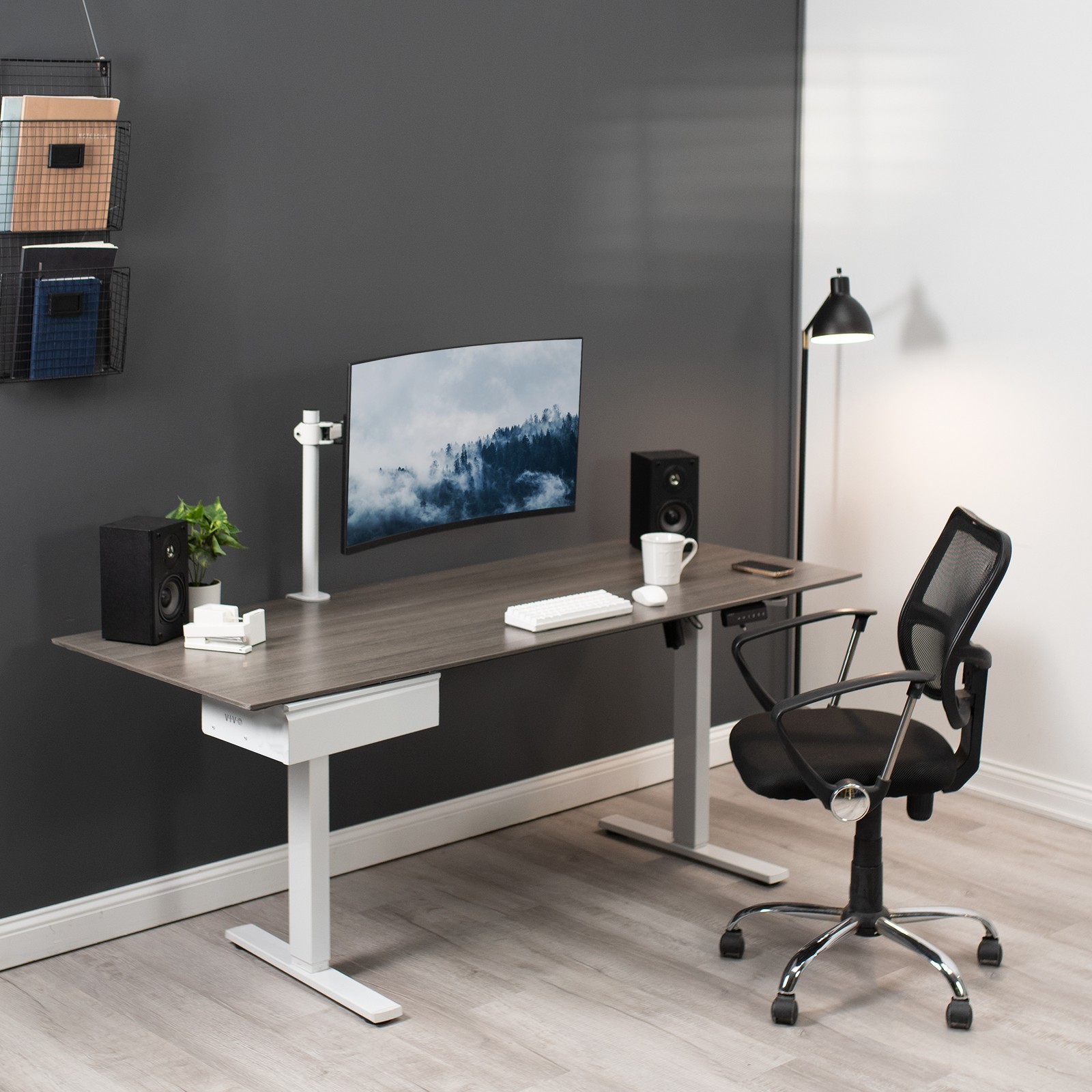 VIVO White Space Saving 16″ Pull Out Under Desk Storage Drawer without Shell