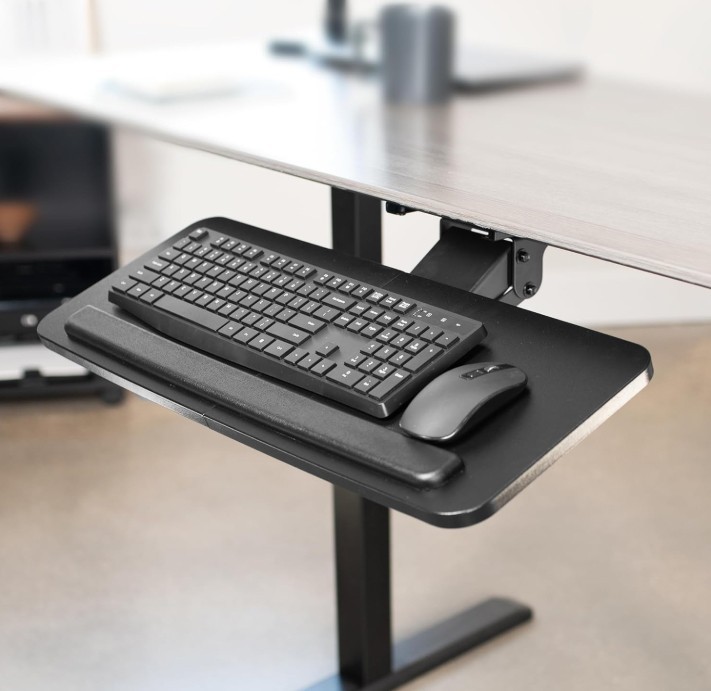 BRAND NEW VIVO ADJUSTABLE COMPUTER KEYBOARD & MOUSE TRAY