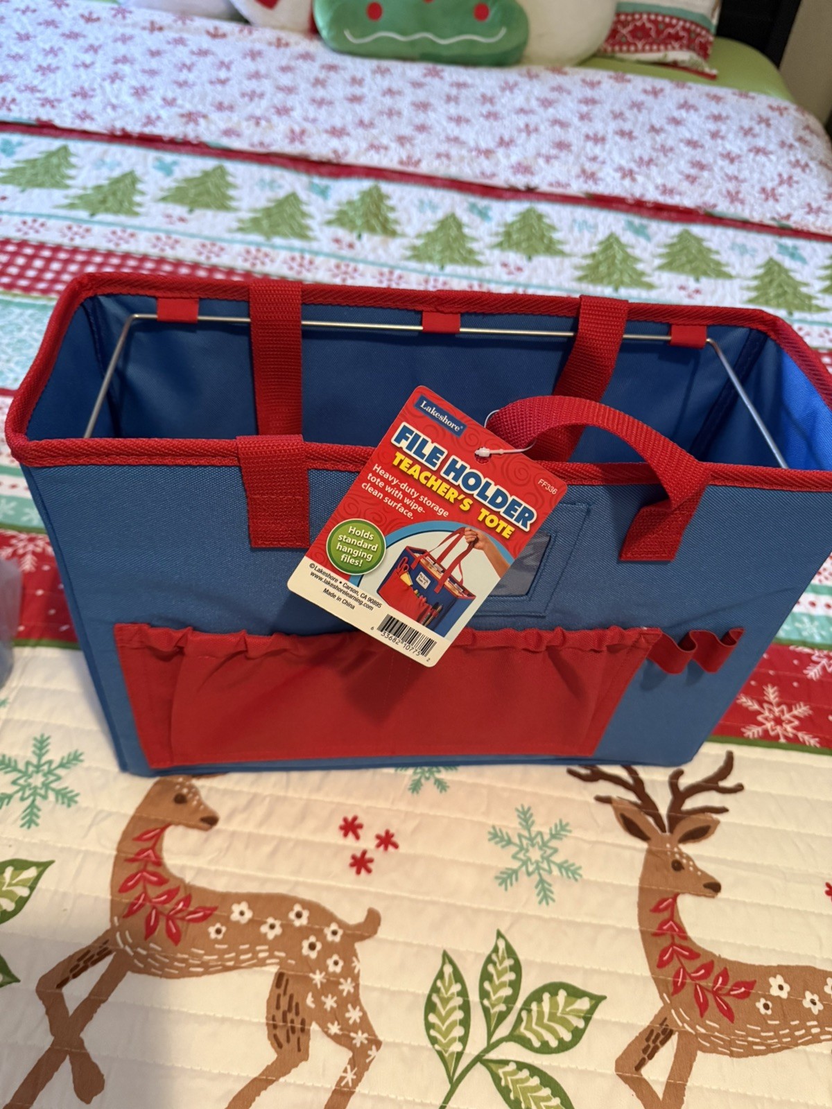 Lakeshore Teacher Tote and Organizer, Teacher Helper Bag, Teacher File Tote