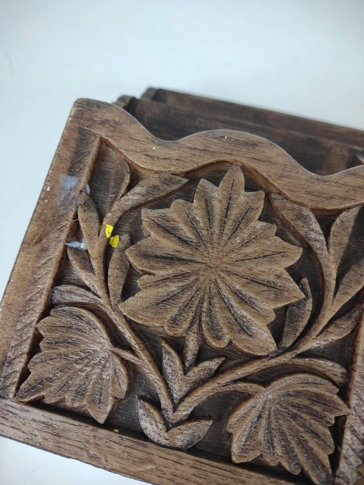 Vintage Desk Top Letter Mail File Holder Organizer Lerner Faux Wood USA
