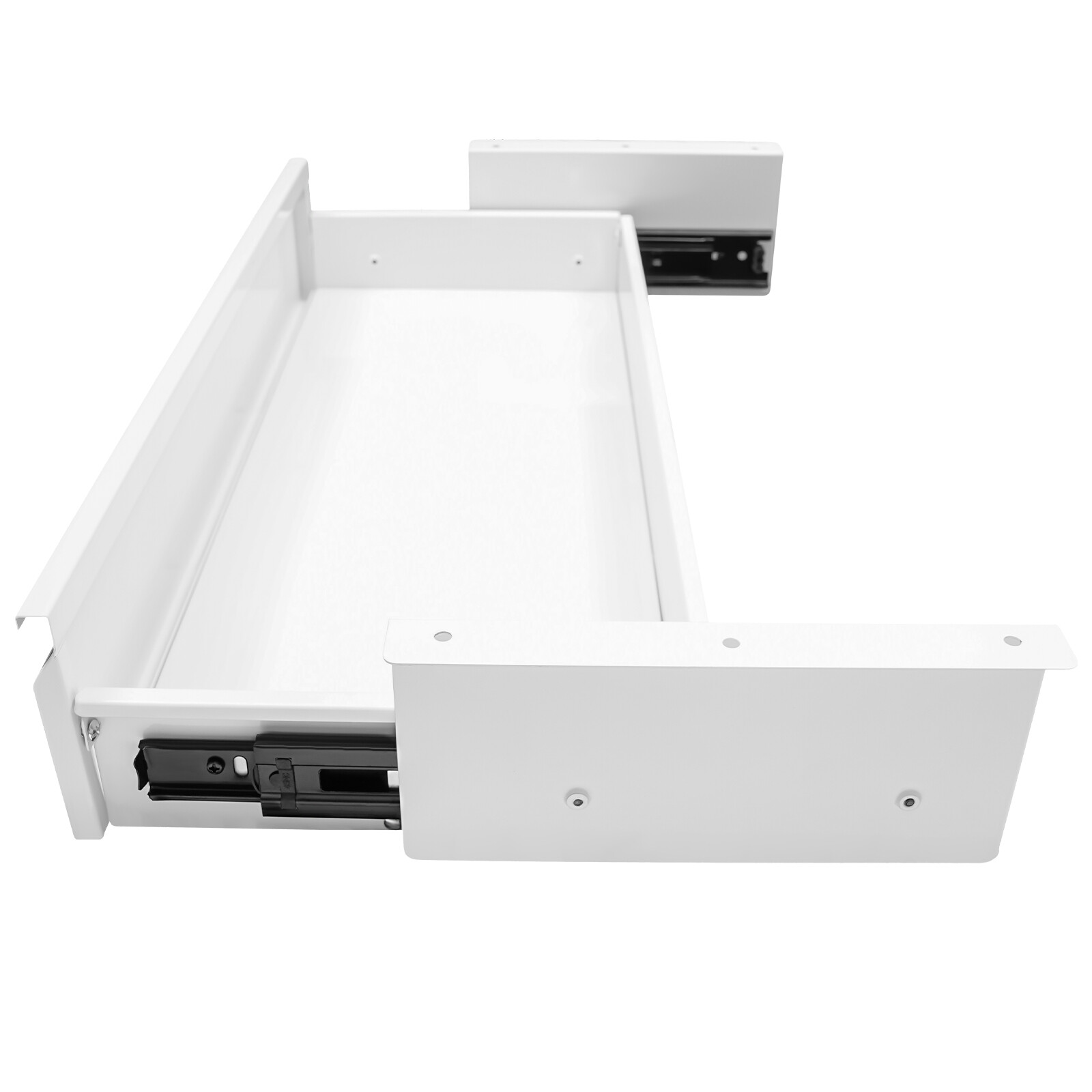 Space Saver Sliding Under Desk Storage Drawer Pull-out Drawer for Sit Stand Work
