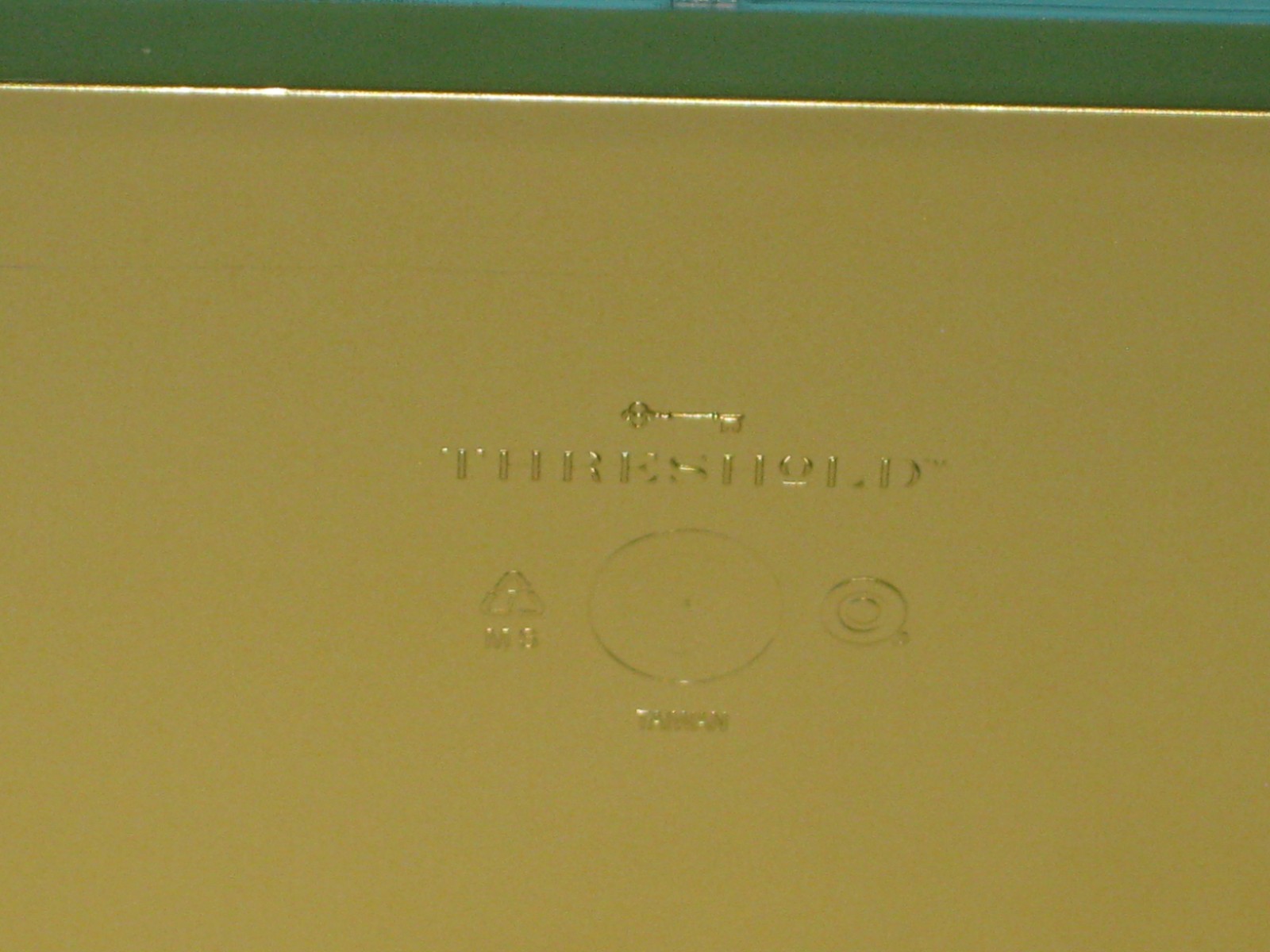 Threshold Acrylic Storage Makeup Desk Organizer Vanity Dorm Clear Gold Simple