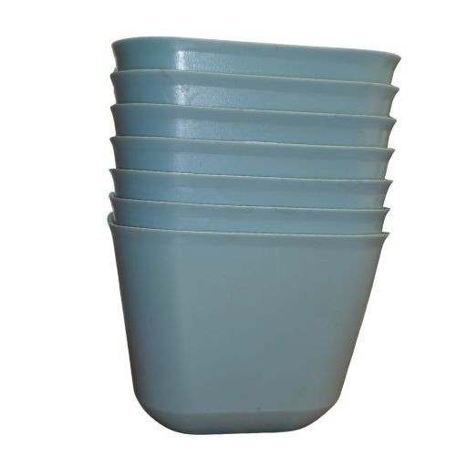 11pc Teal Blue Plastic Drawer Organizer Set Stackable Storage Bins Square Long