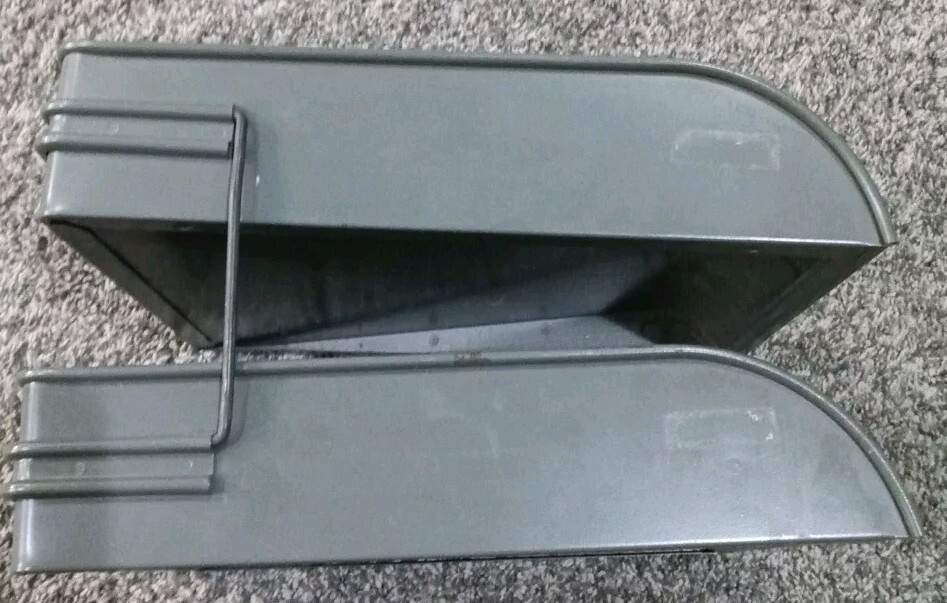 Vintage OFFICE or INDUSTRIAL LETTER File TRAY Globe Wernicke Brand