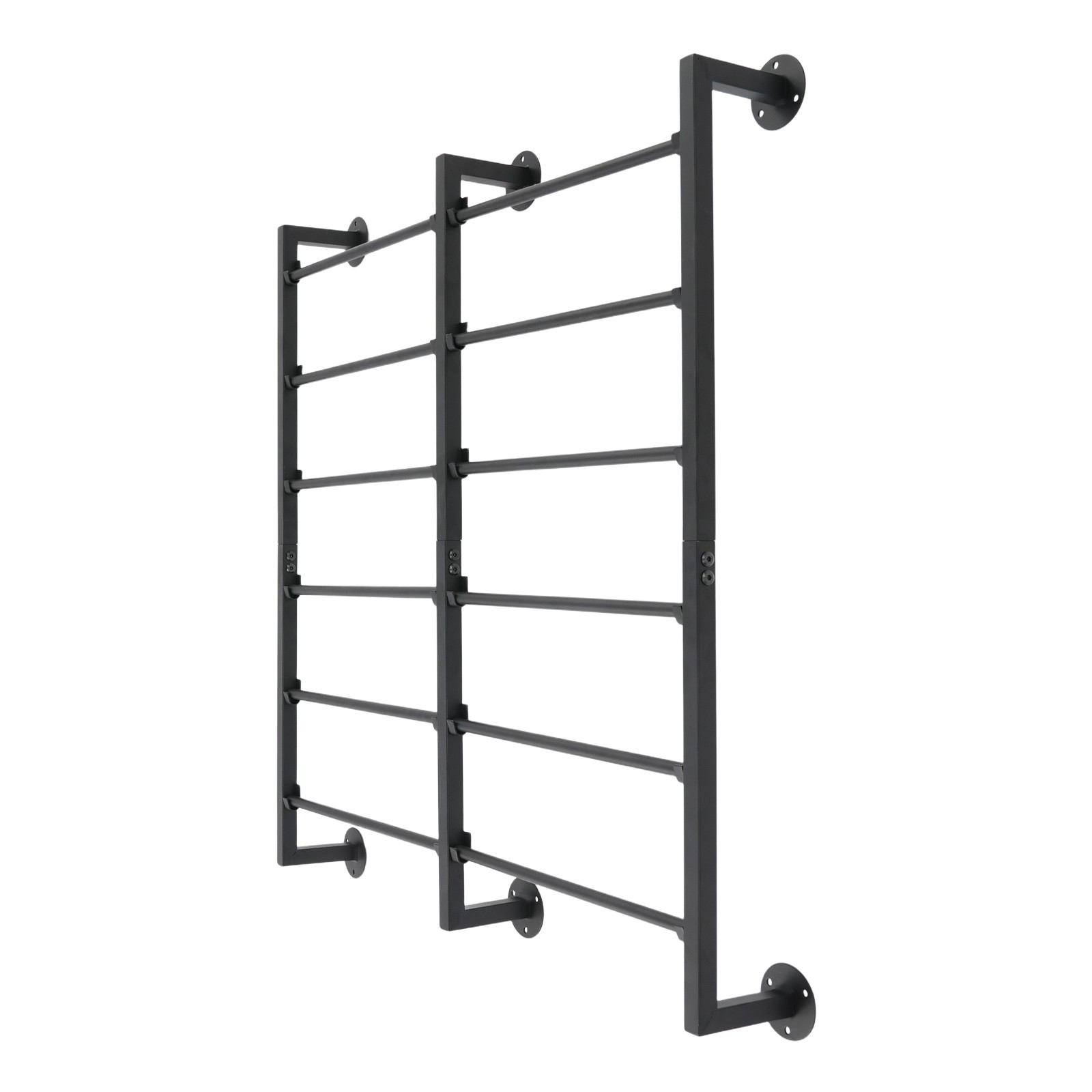 6-Tier Ribbon Storage Organizer Wall Mount Ribbon Organizer with Removable Rods