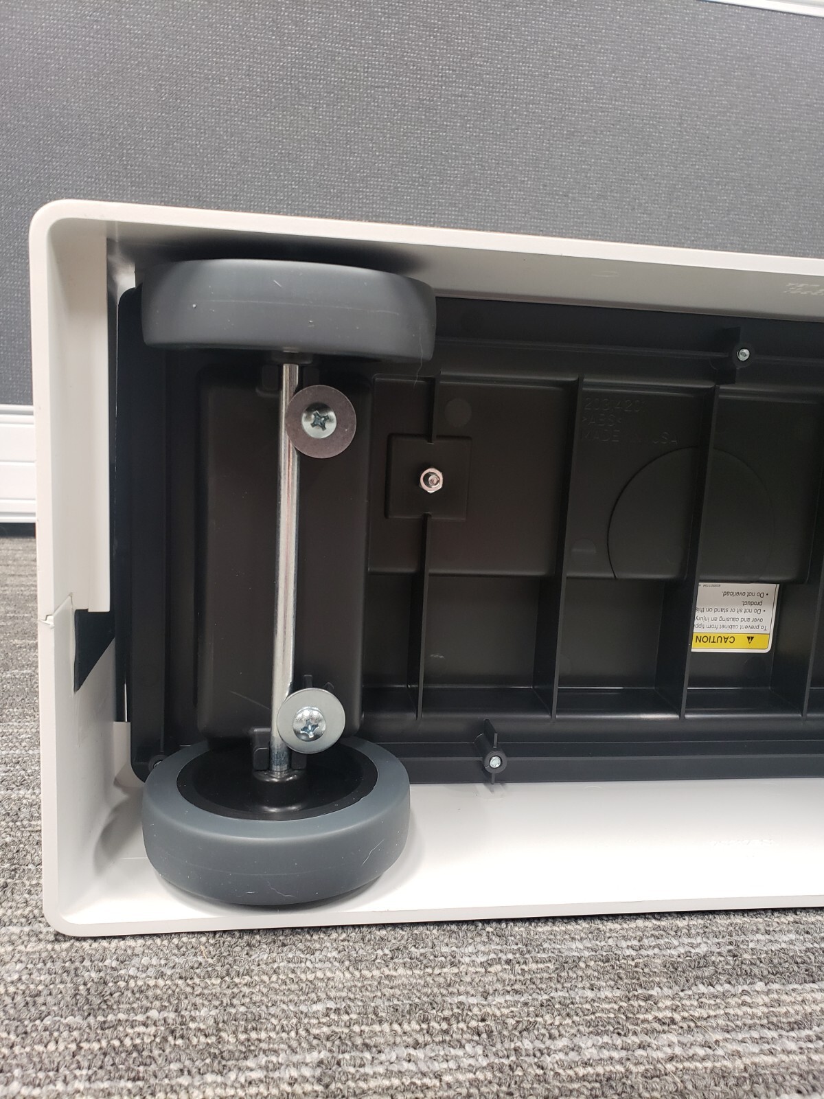 Steelcase SOTO Mobile Desk Caddy on Casters Workspace Storage 23.75 x 21 x 9.5