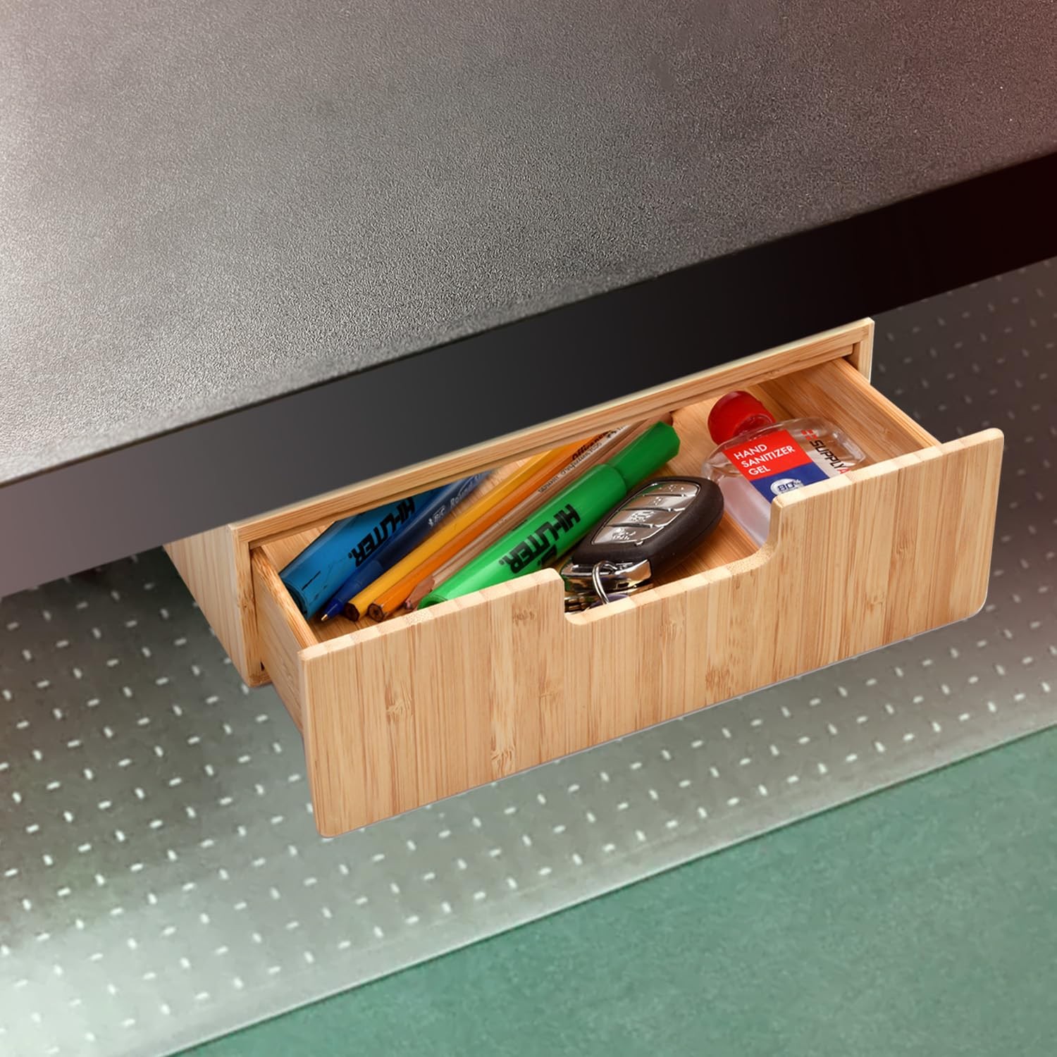 MobileVision Bamboo 9.5″ x 7.5″ x 2.5″ (outer), 1.25″ (inner), Drawer