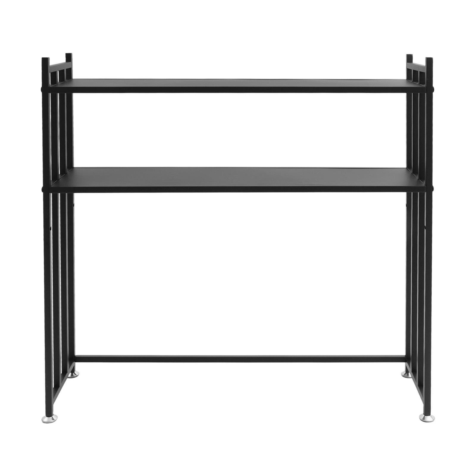 2-Tier Desk Shelf Desktop Bookshelf Storage Organizer Office Metal Rack 110lbs