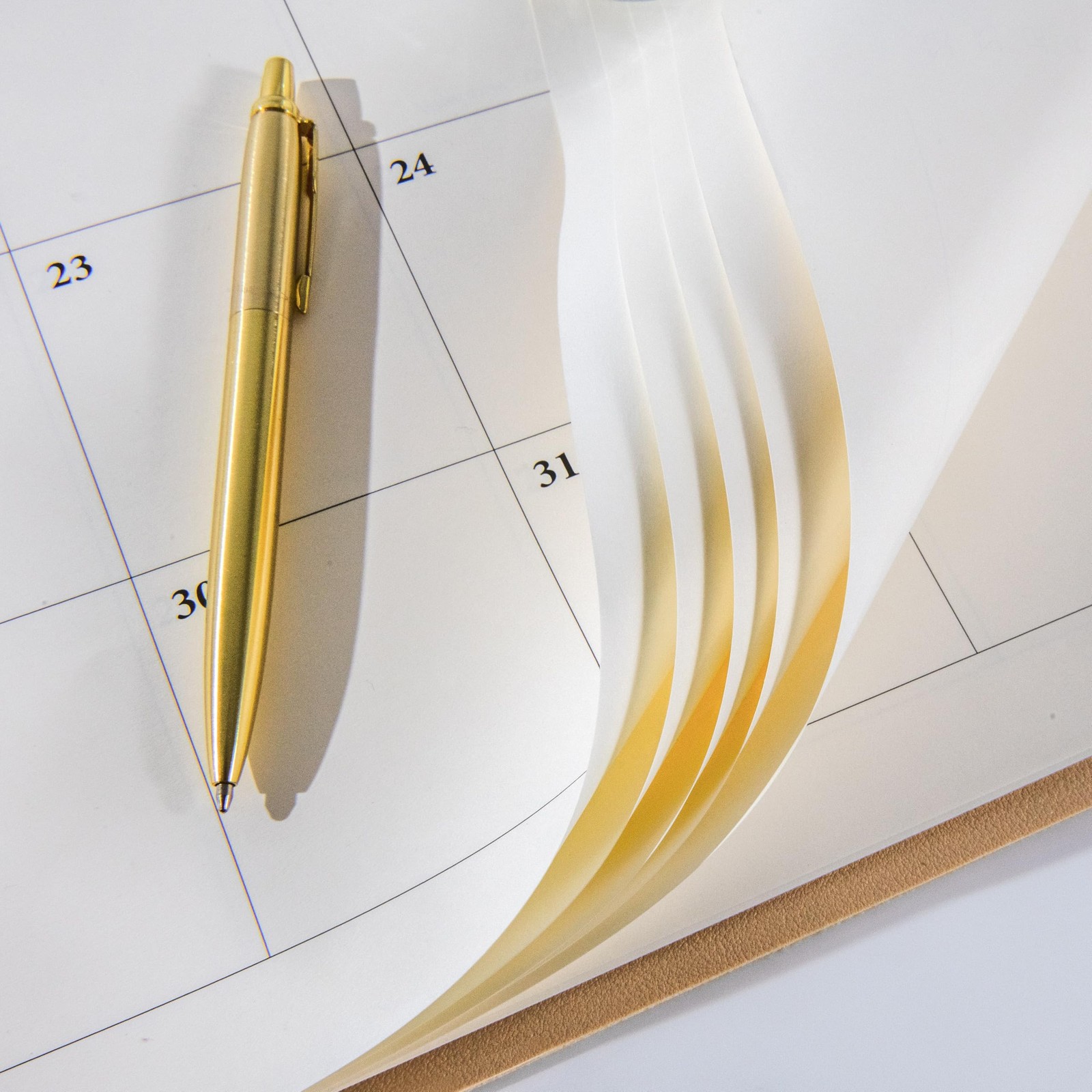 Simplified Desk Calendar 2026-2027 with Desktop Mat, Large Desk Pad Calendar fro
