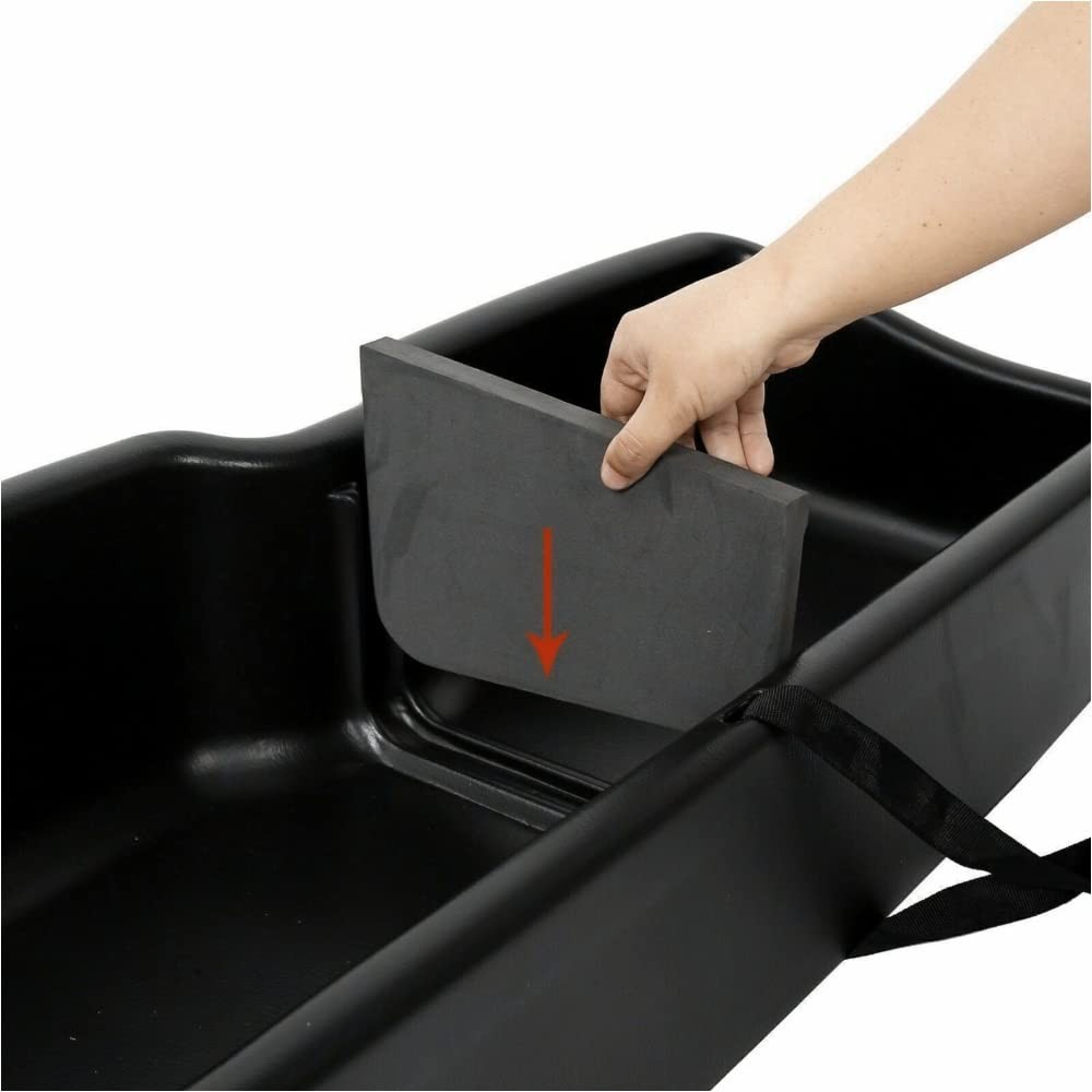 Ford F150 15-19 F250 F350 SuperDuty 17-19 Supercrew Underseat Storage Box Black