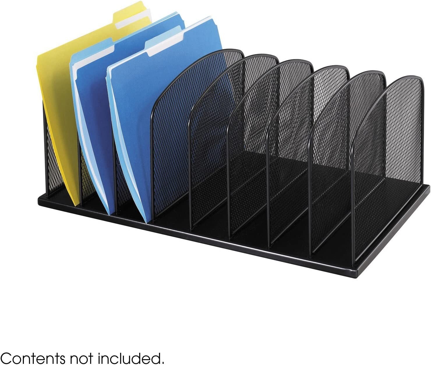 8 Vertical Sections Files Folder Organizer Laptop Storage for Home Office School
