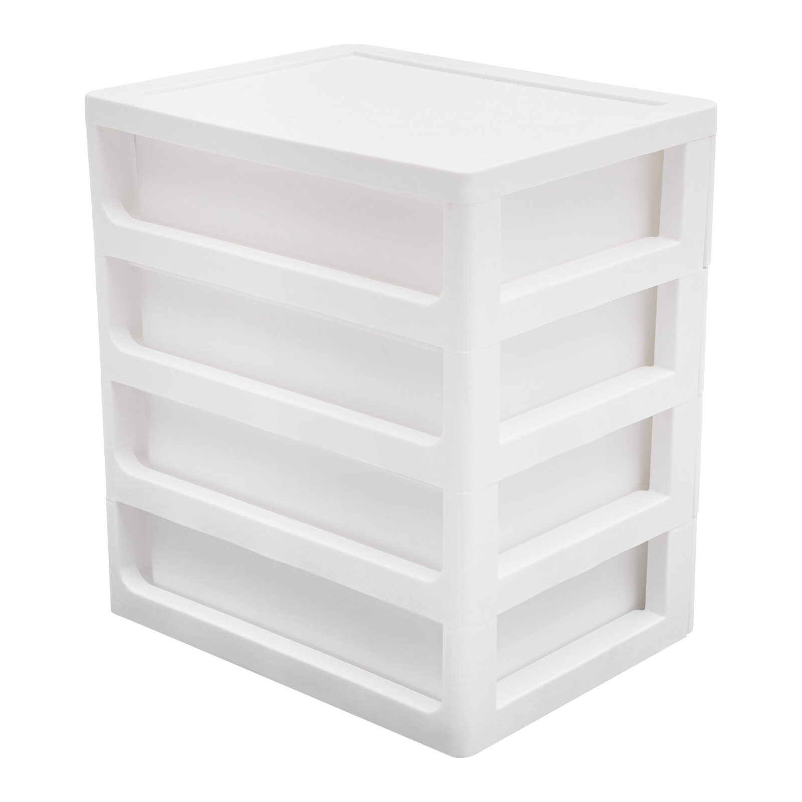 Modern Desktop Storage Box Drawer Organizer Desk Organizer with Drawer White NEW