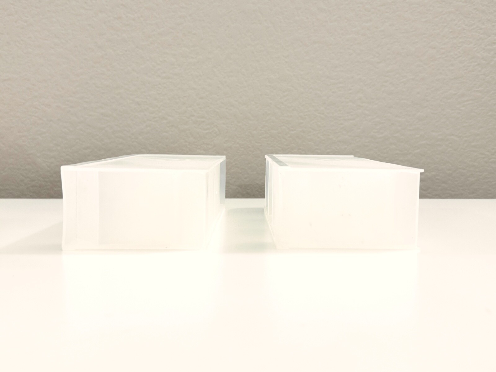 Frosted Pencil Holder Set 1 Large, 2 Small, 2 Cup – 5 Piece Set