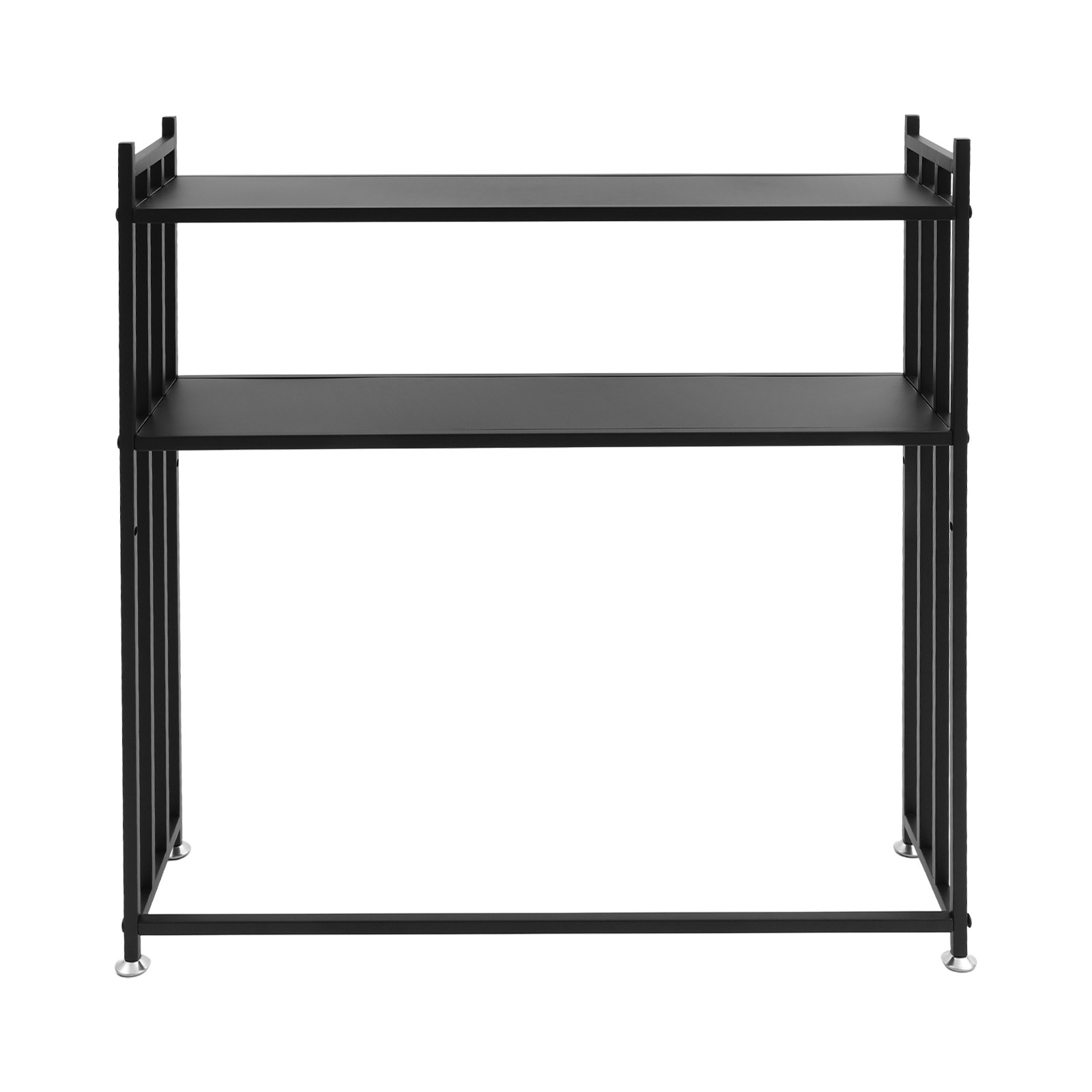2-Tier Desk Shelf Desktop Bookshelf Storage Organizer Office Metal Rack 110lbs