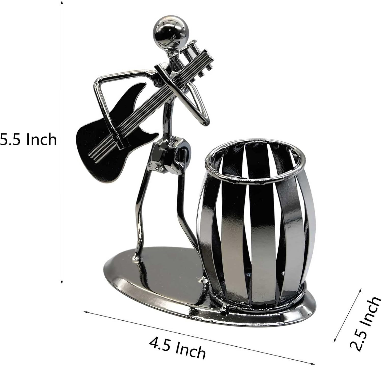 Metal Pencil Holder, Office Supply Pen Organizer Desktop Decoration Stand Contai