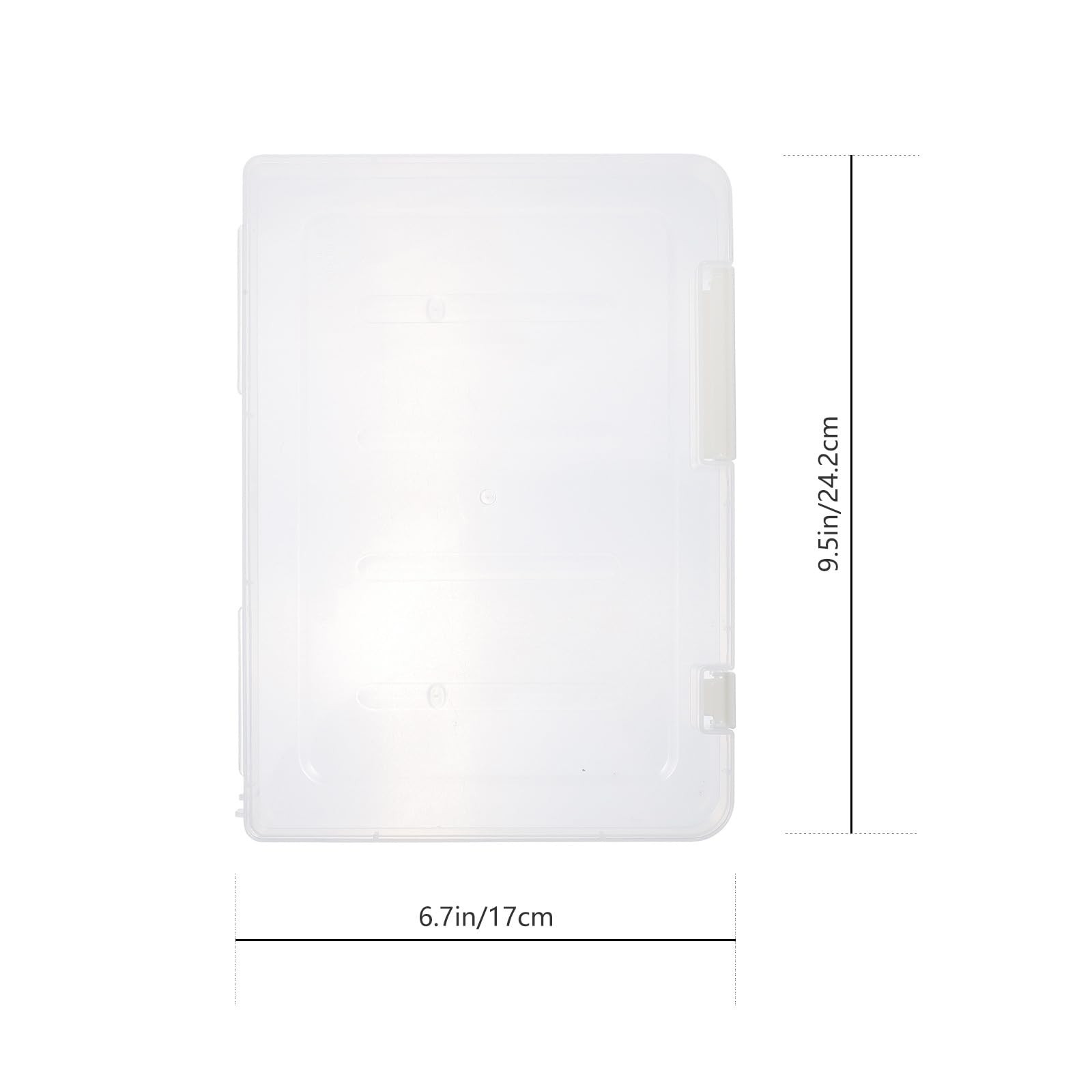 YARNOW A5 Plastic Document Storage Box with Lid Compact Office File
