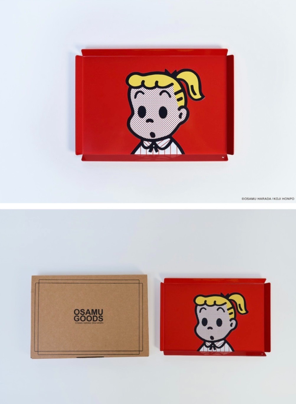 OSAMU GOODS Aluminum Tray Jill Retro Desk Organizer Plate Cute New Korea Japan