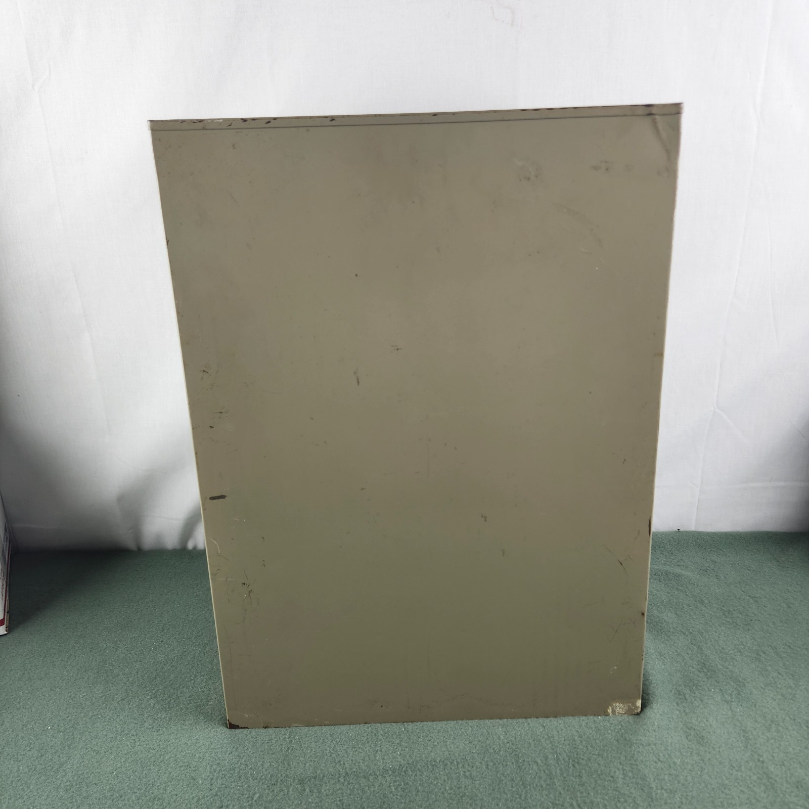 Vintage Pressed Steel Paper Tray 7-Tiered Shelved Office Organizer