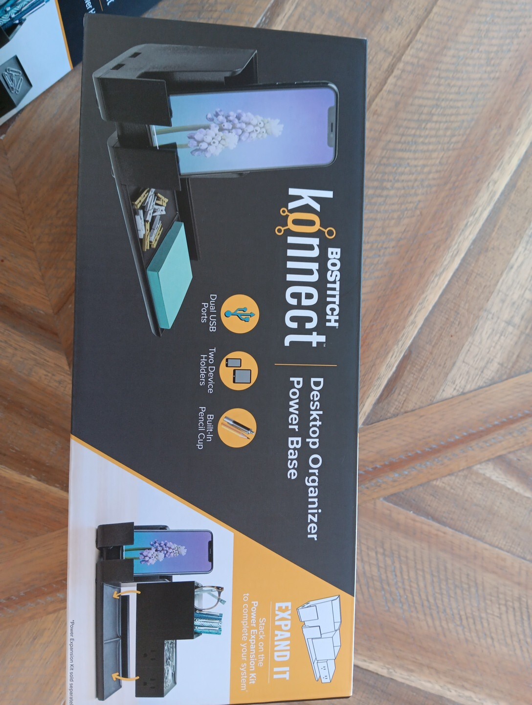 Bostitch Konnect Desktop Organizer Power Base New In Box And Power Expansion Kit