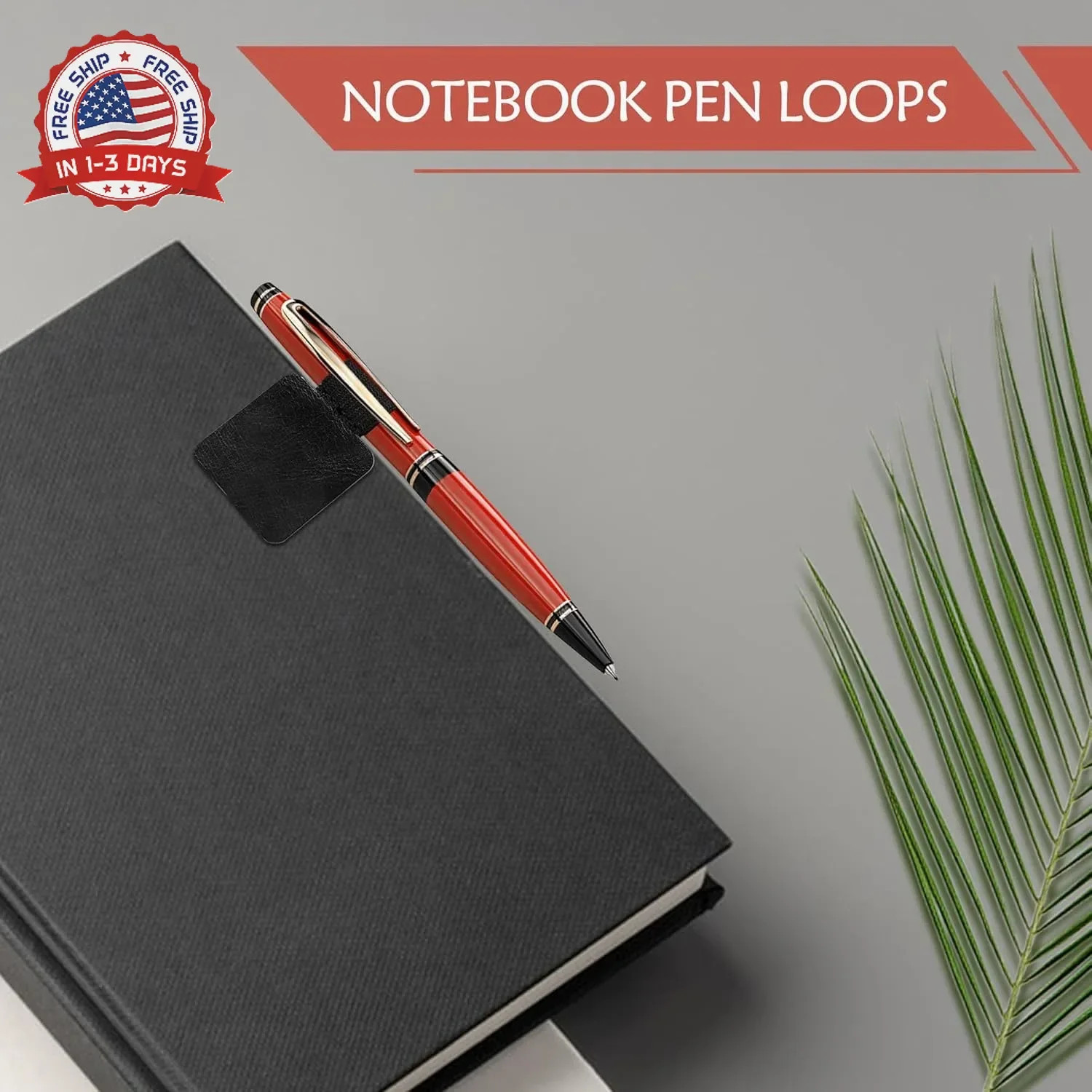 10 PCS Pen Loop Holders Self Adhesive Pen Holder Elastic Notebook Pen Loop for N