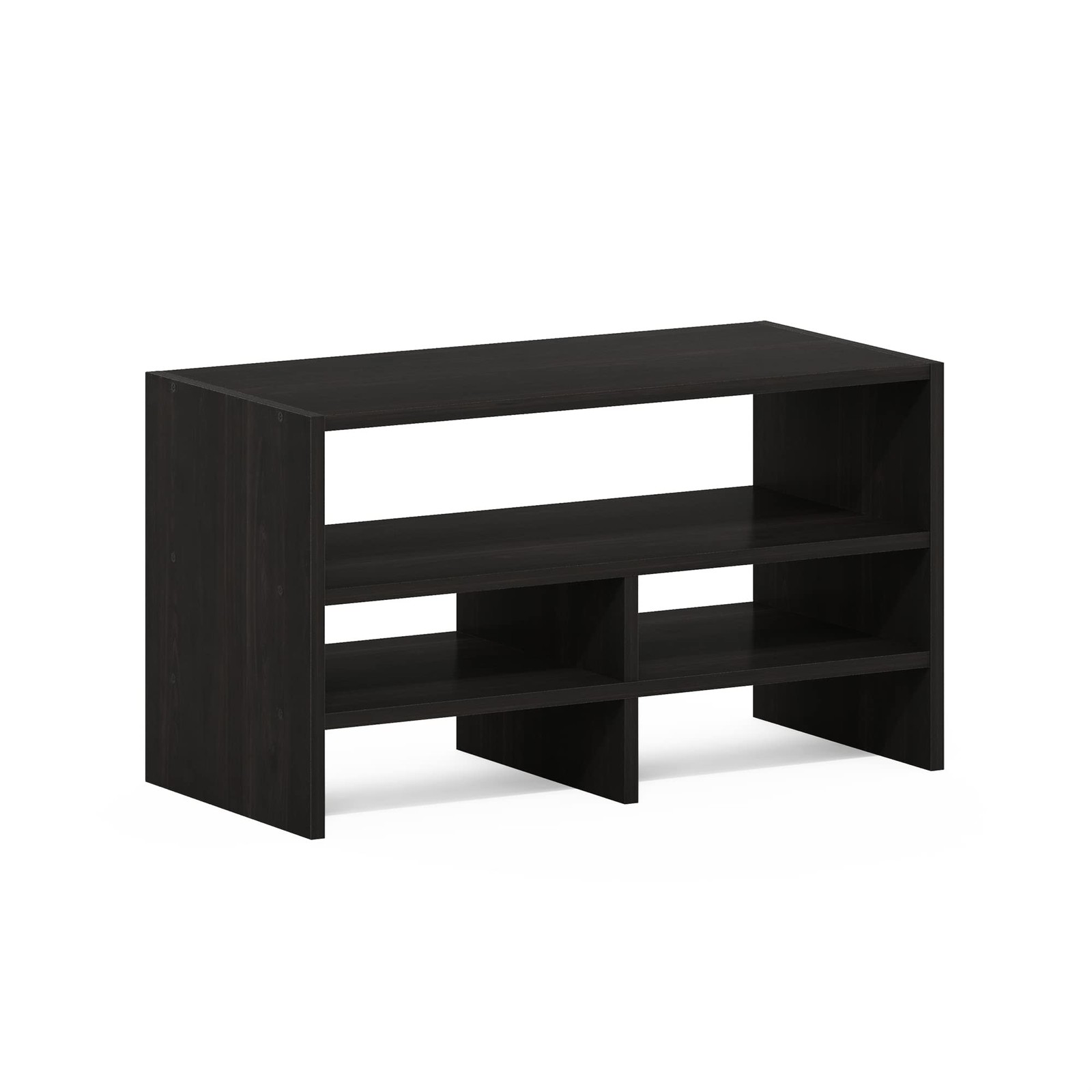Furinno Hermite Desk Top Organizing Shelf Bookcase, 16.4-Inch, Espresso