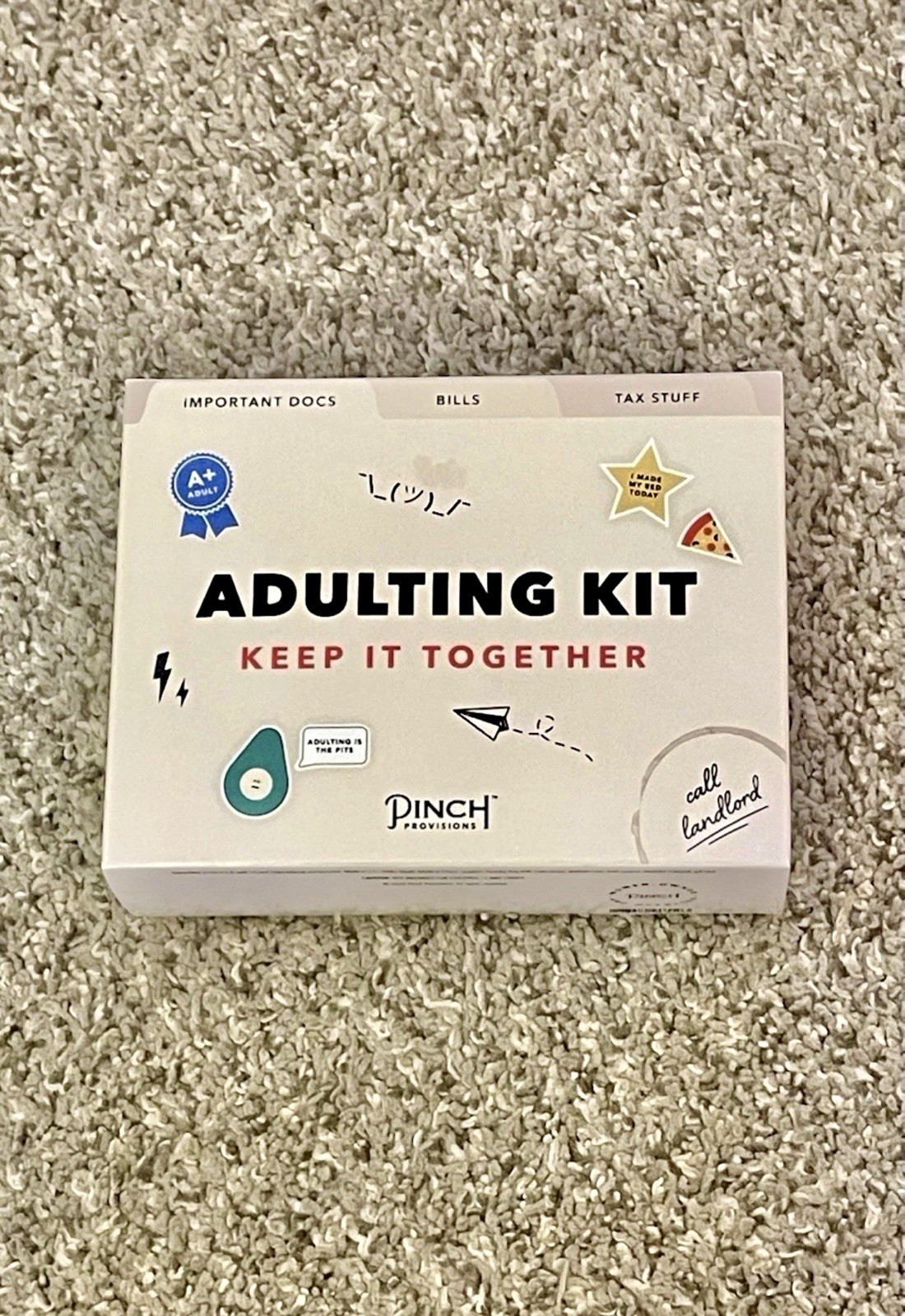 🚨SEALED🚨Adulting Desk Organiser Kit: Pinch Provisions Multicolored Office Set