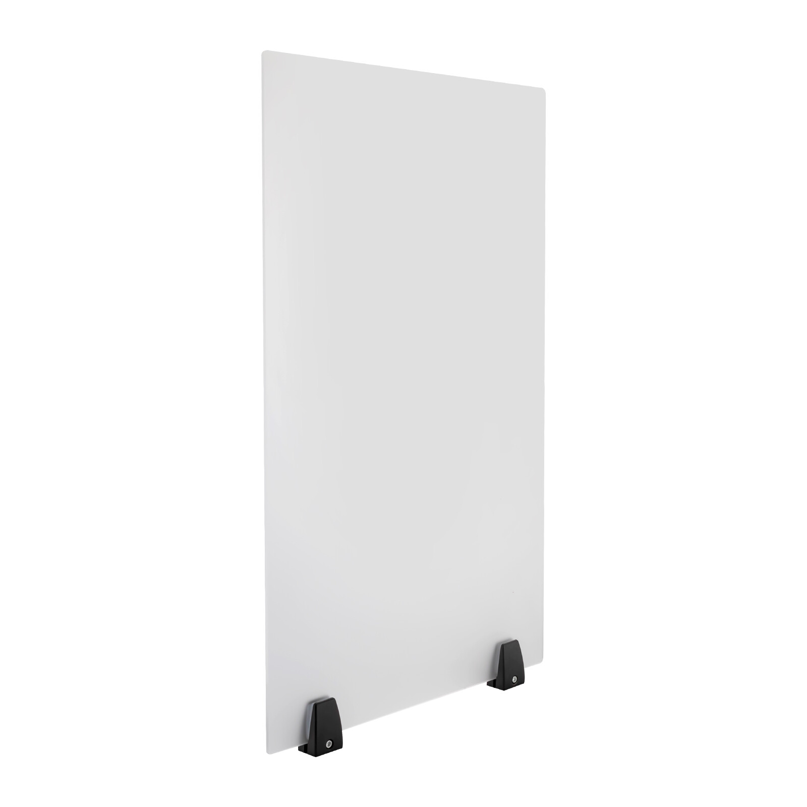 2x Indoor Acrylic Sneeze Guard Office Desk Divider Table Clear Dual Frosted New