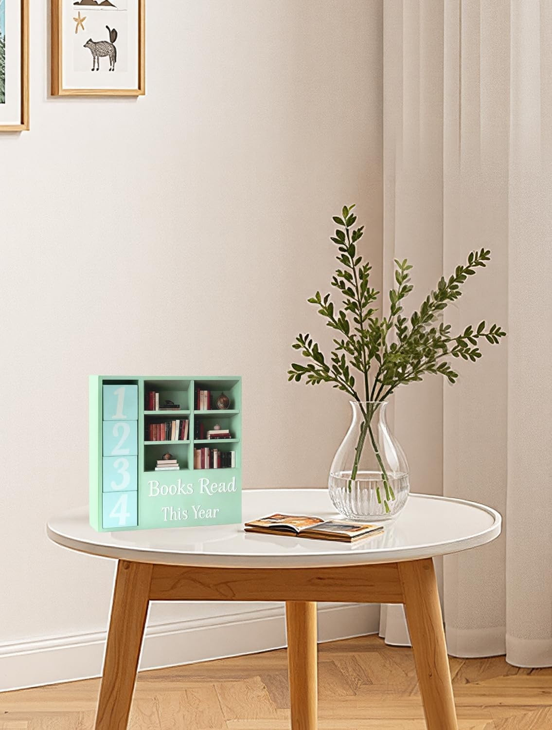 Books Read This Year Counter Gifts for Readers, Personalized Book Counter Tra…