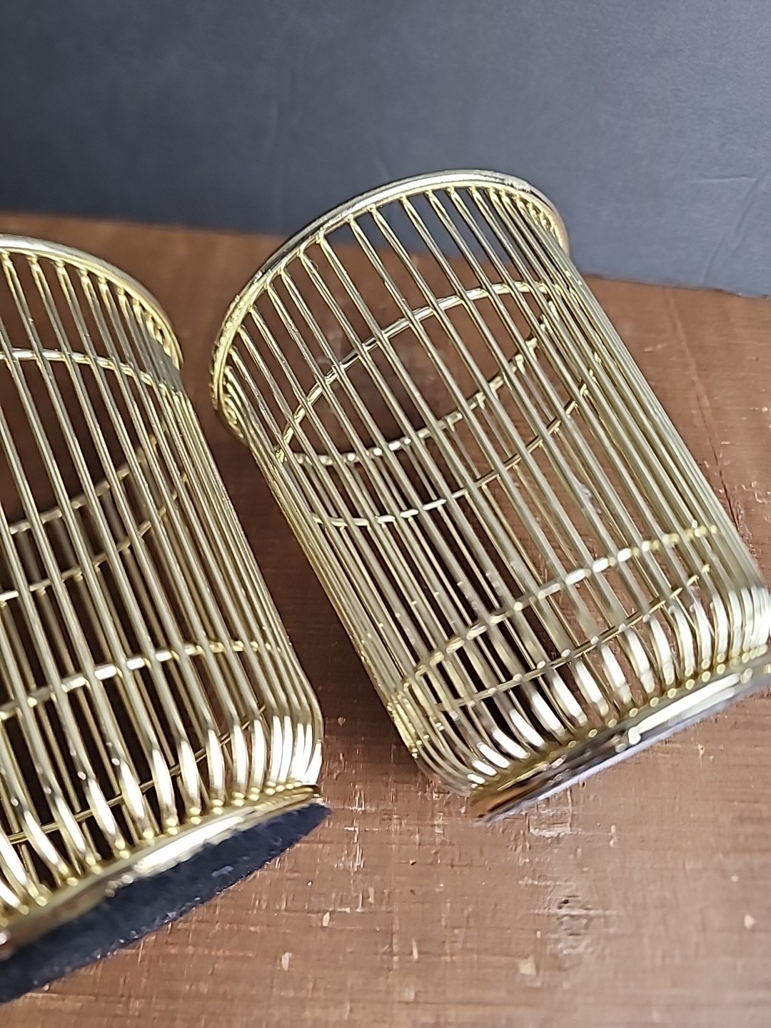 Threshold Pencil Cup Gold (from Target) Lot of 2