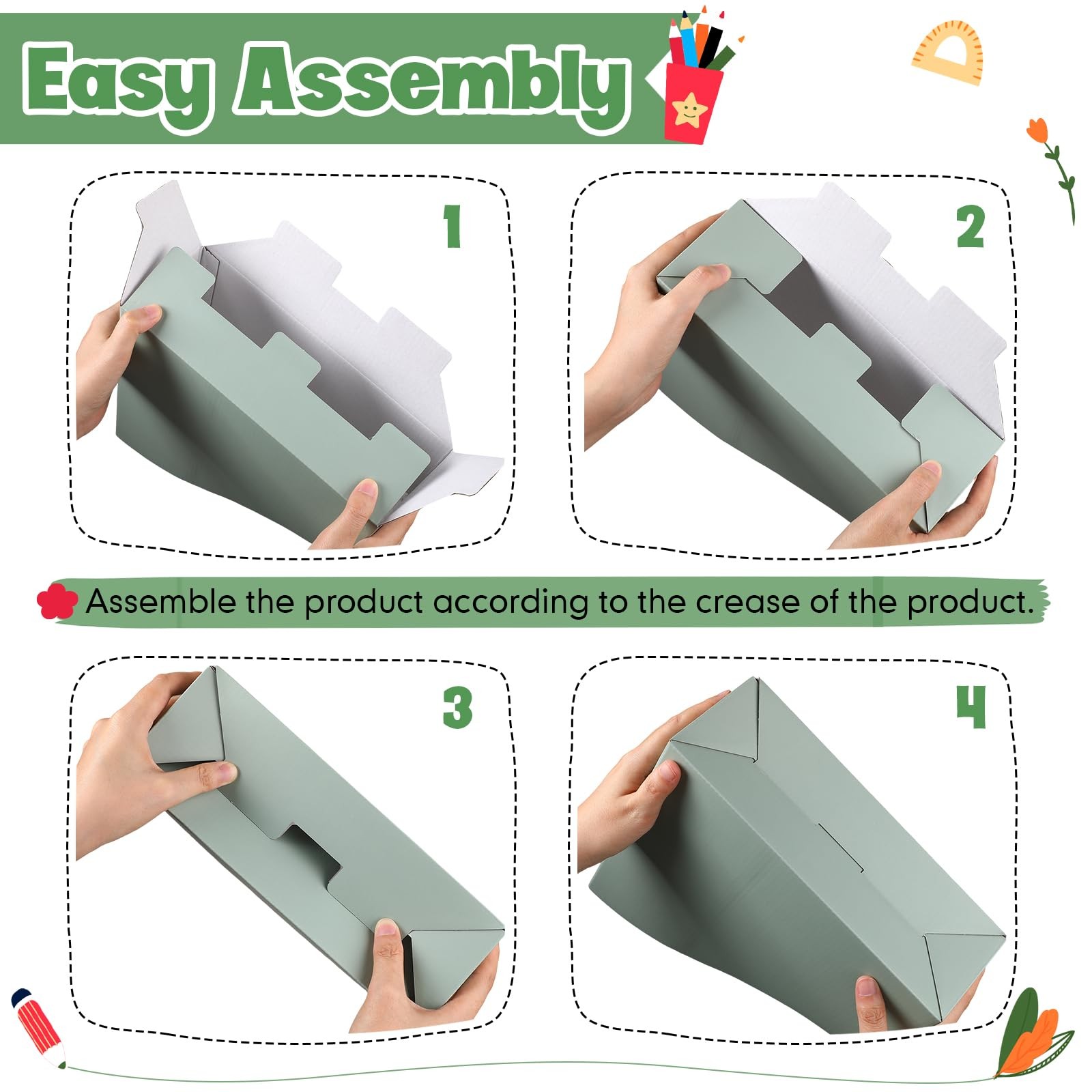 Colarr 12 Pack Cardboard Magazine Holders 12 Colors Morandi Color