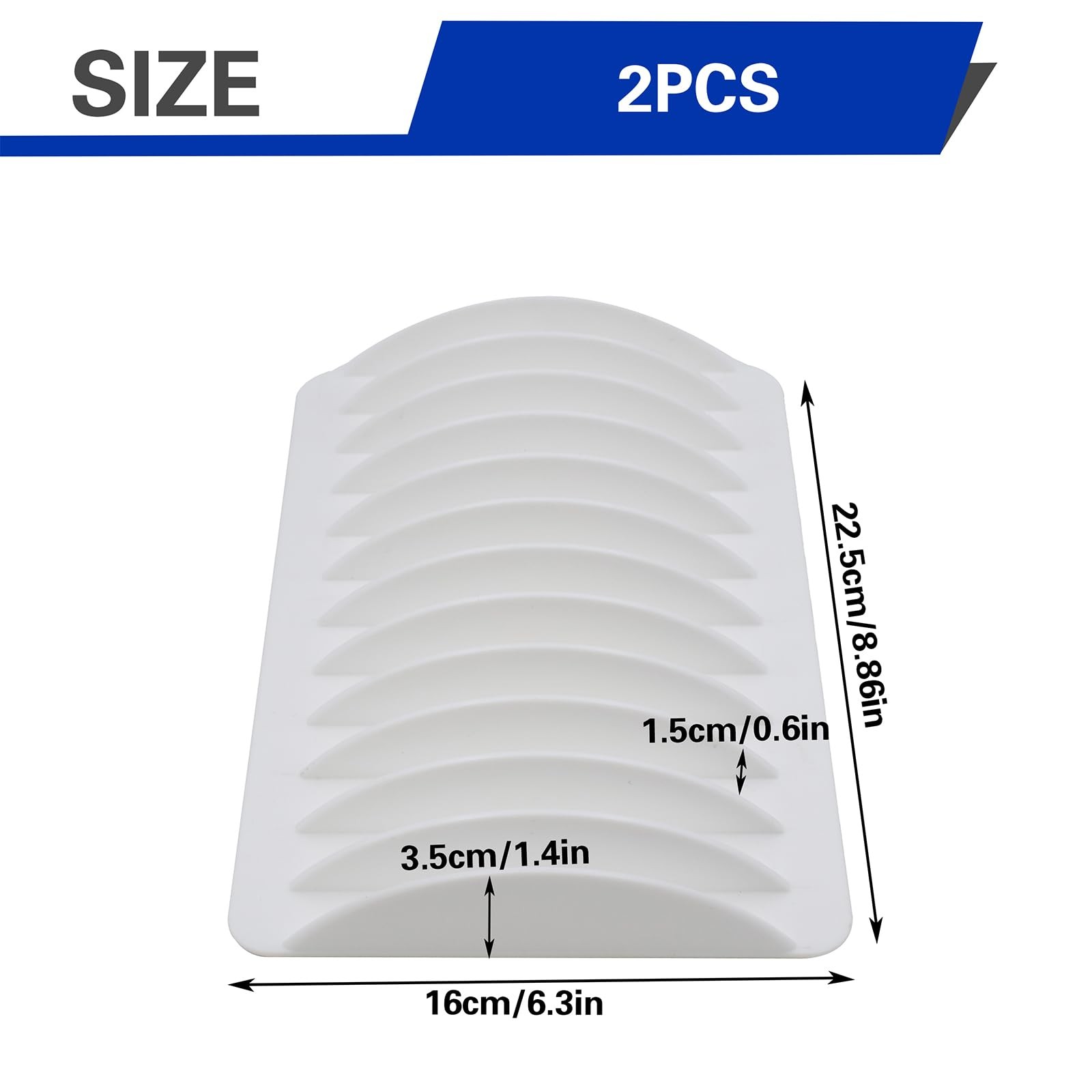 2 PCS White 24Grid Multiple Desktop Cell Phone Holder Storage Organizer Rack