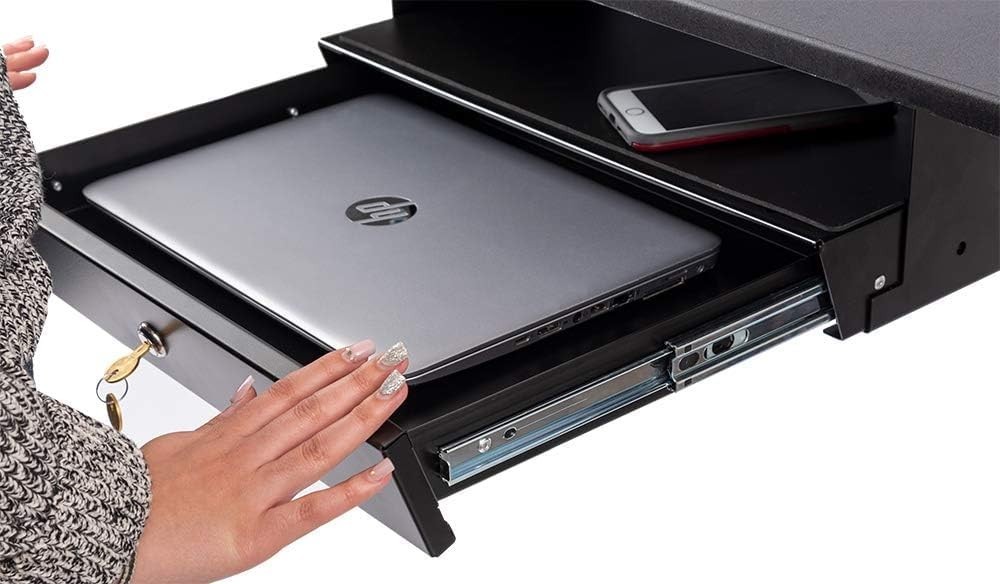 Lockable Office Storage Drawer for Standing Desk