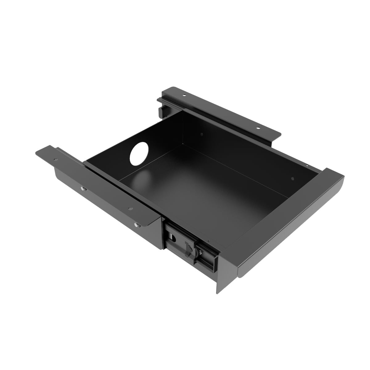 Under Desk Mounted Sliding Pull-out Drawer for Office Desk or Table – Storage…