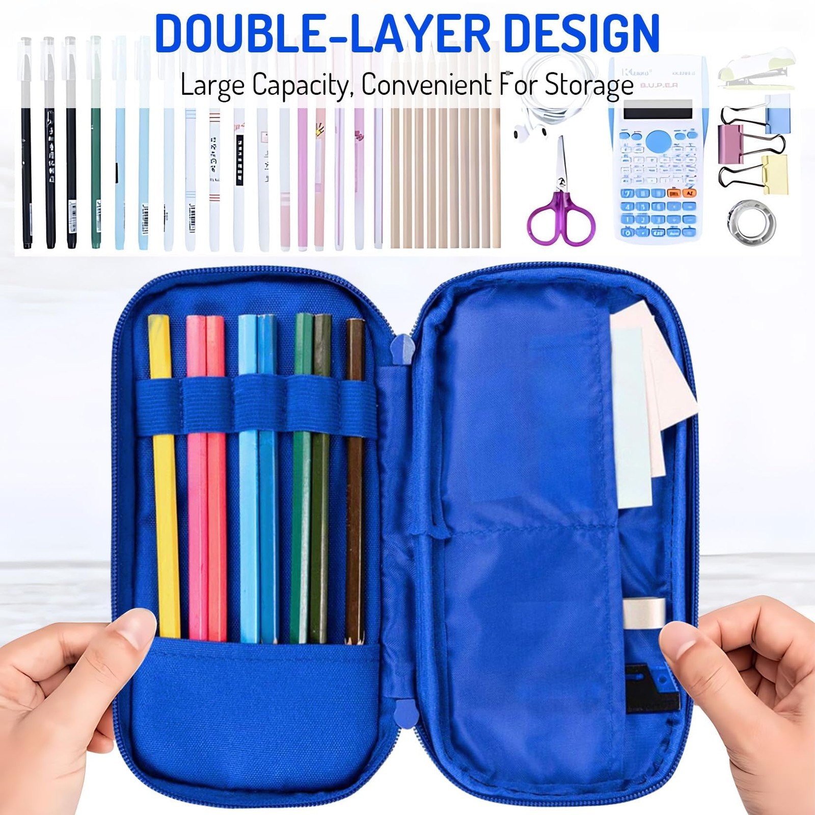 Large Pencil Case for Boys,Lightning Boys Pencil Pouch for Kids Teens School,…
