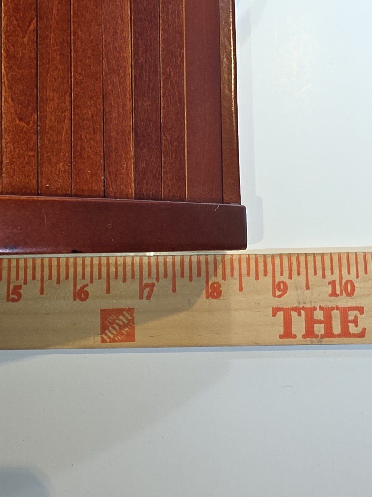 Mahogany Desk Organizer w/ Roll-Top Storage & Drawer 15 × 8