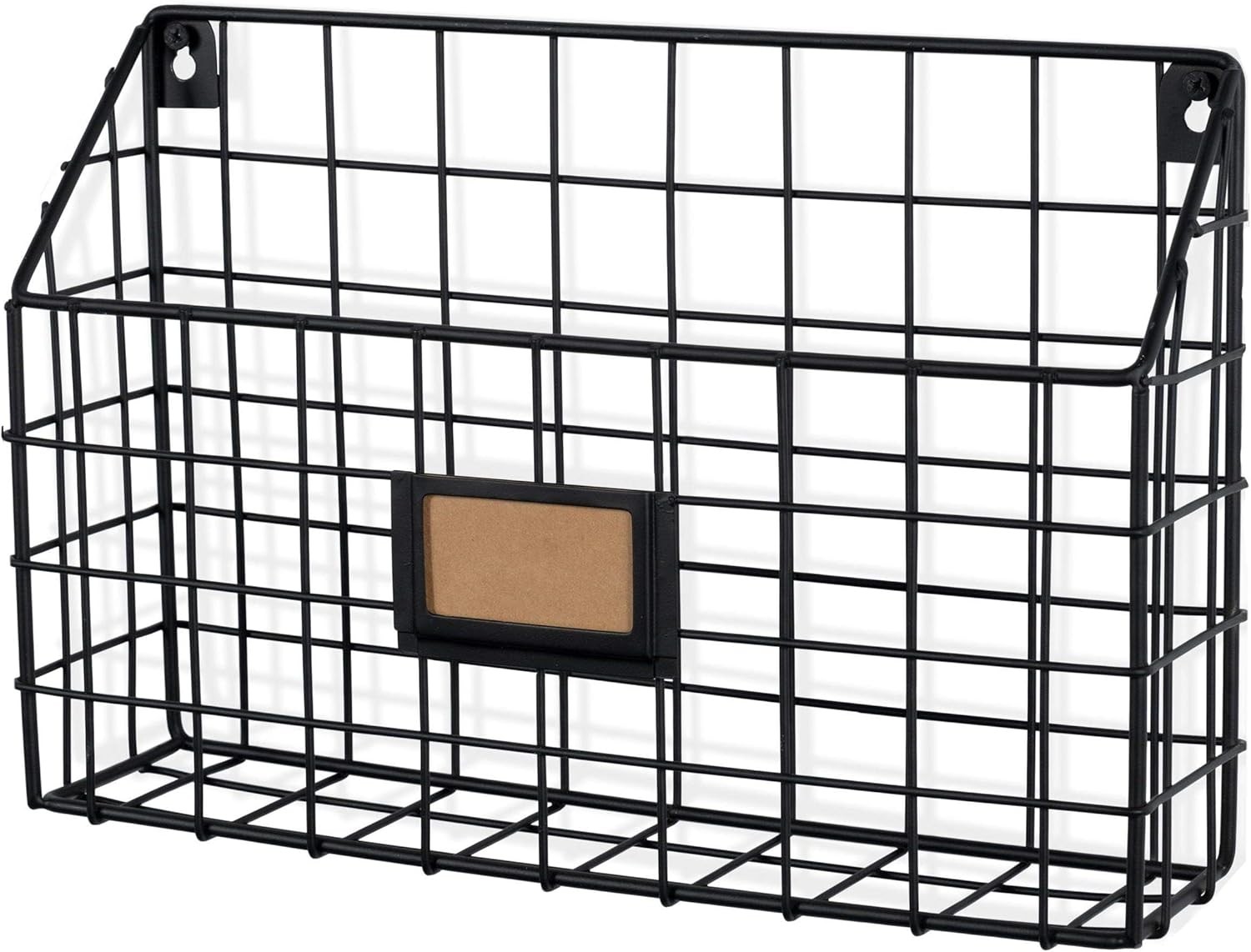 Rivista File Holder Home Office Desk Organizer, Wall Mounted Wide Chicken Wire M