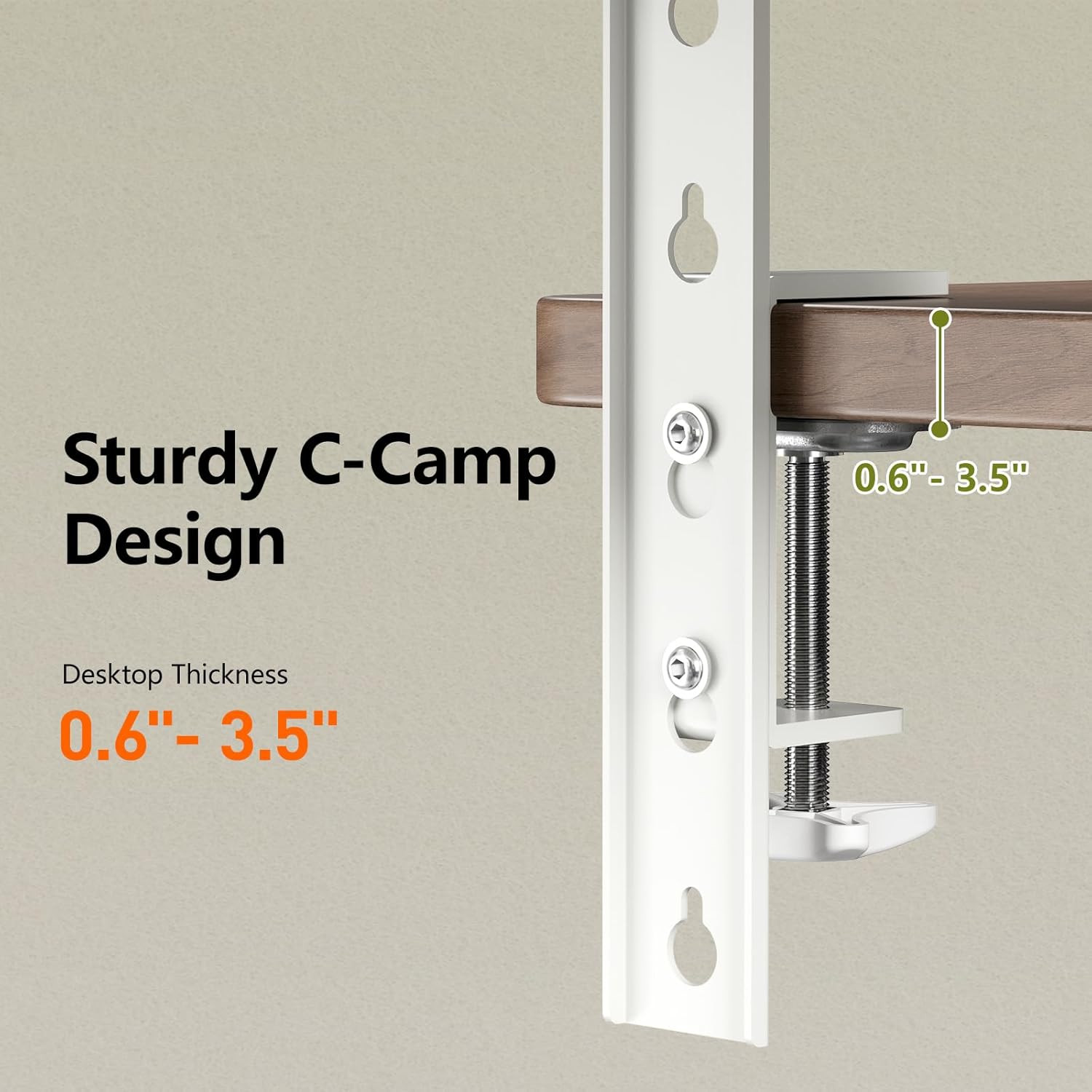 3 in 1 Clamp-On 15.7″×7.5″ Desk Extender, Heavy-Duty Side/Top Desk Organizer She
