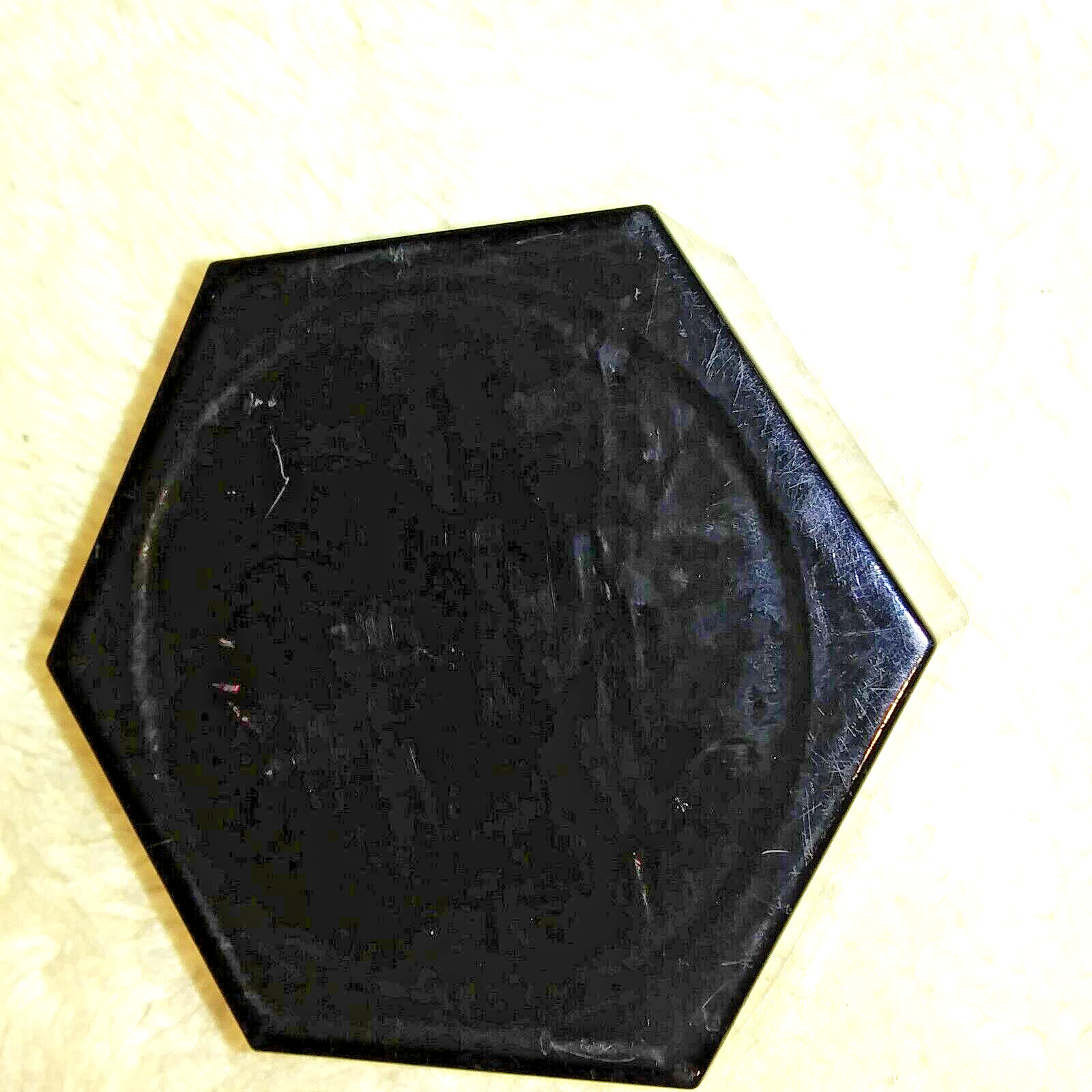 LACQUER PAINTED SQUARE gift BOX with Swans