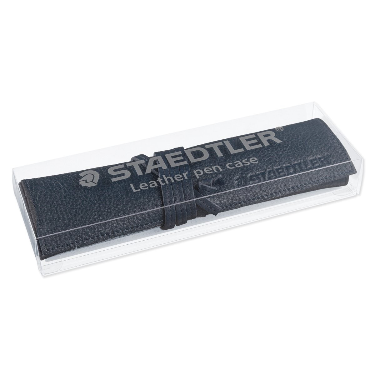 Pencil Case Leather Pencil Case Navy 900LC-NA