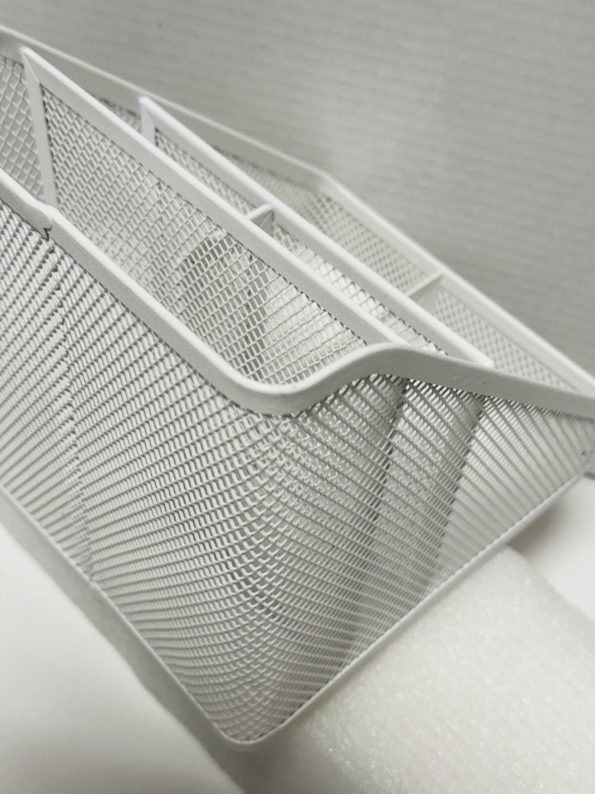 Metal Mesh Desktop Organizer Stand White Target Missing A Bumper 7x7x6