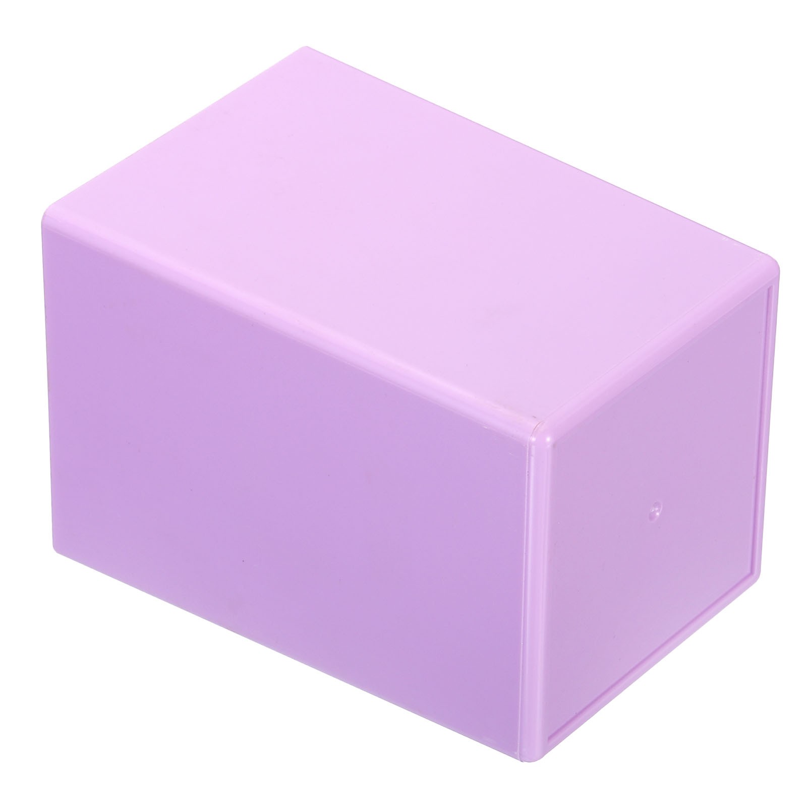 Pencil Holder, Plastic Makeup Brush Holder Square Desktop Organizer, Purple